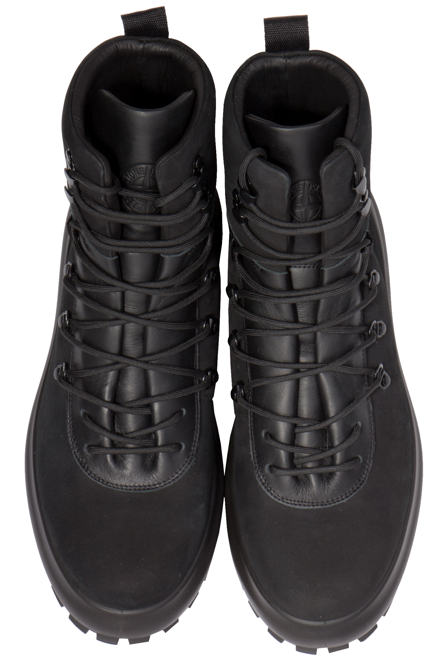 STONE ISLAND Shadow Project Leather Ankle Boots