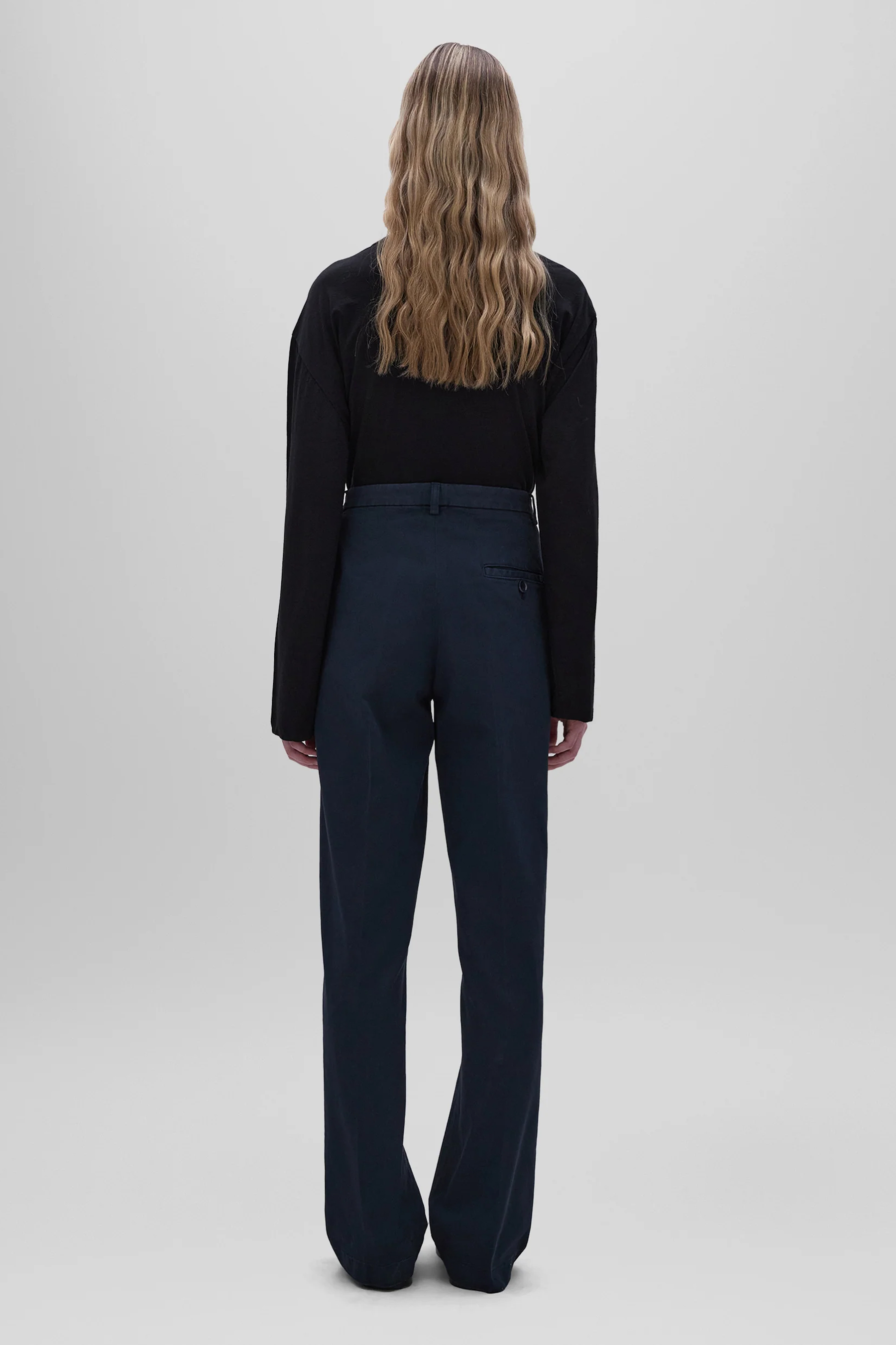 ASPESI Wide Cotton Stretch Pants