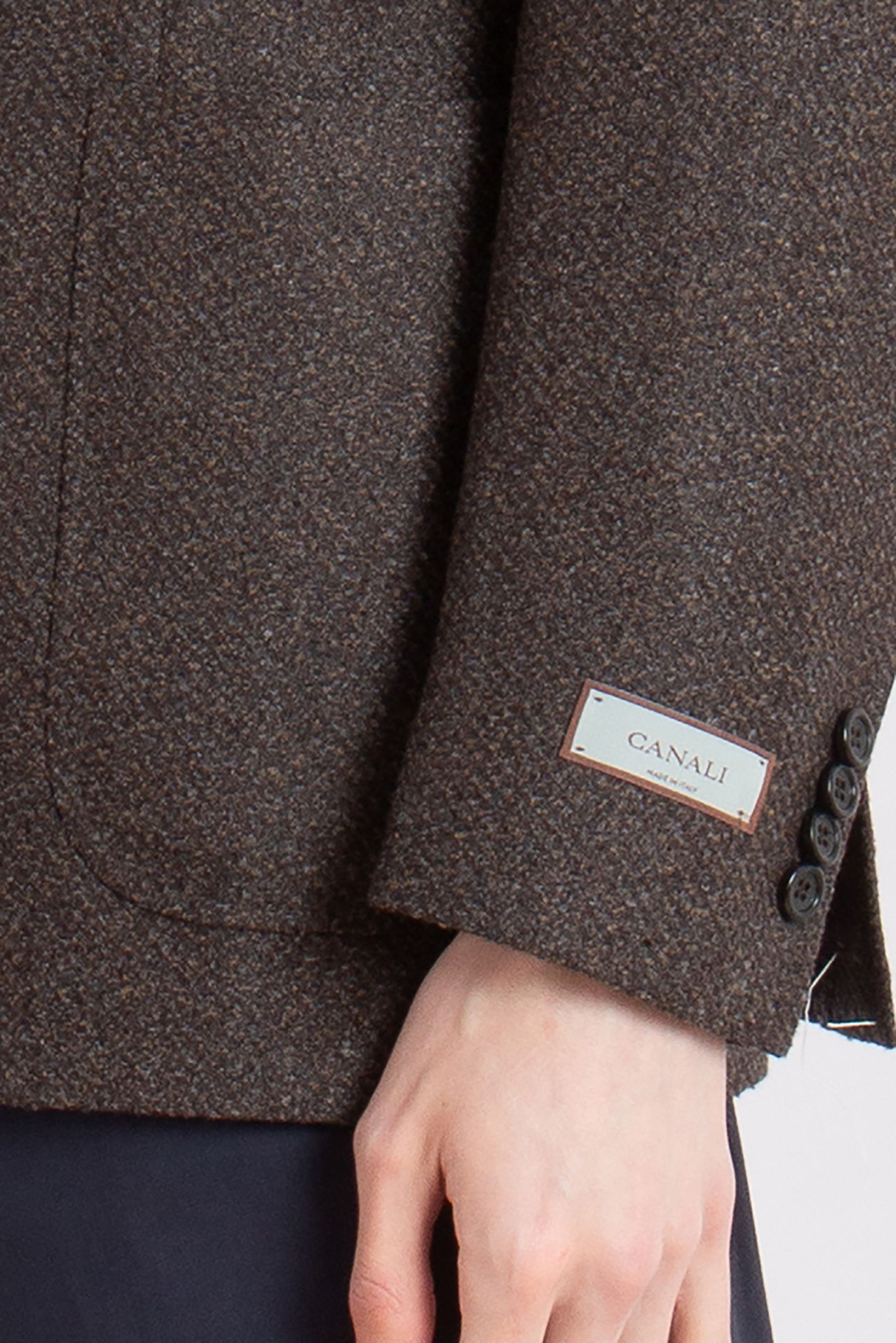 CANALI Modern Fit Wool Blend Tweed Jacket Kei