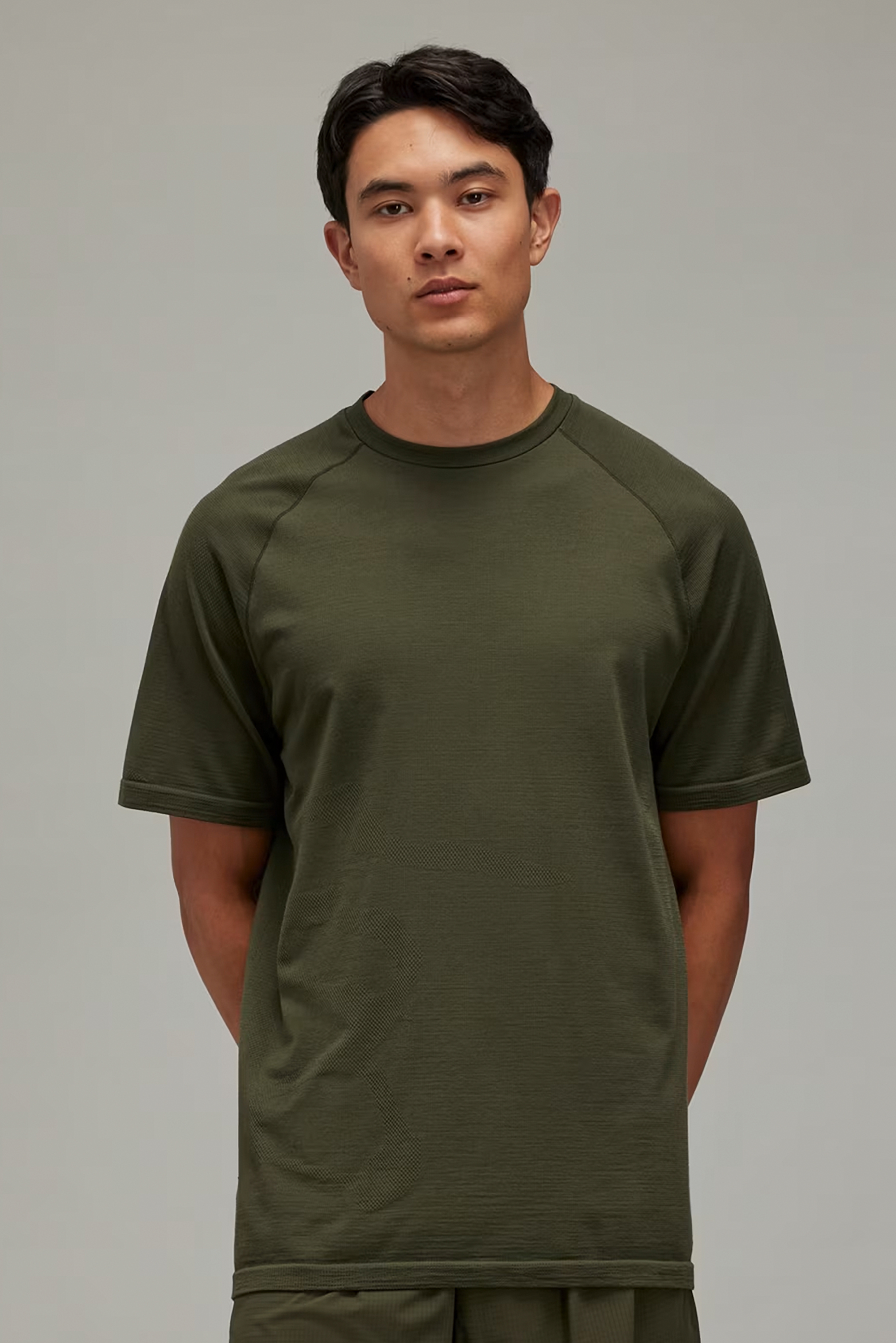 Y-3 Recycled Polyester-Wool Blend Running T-Shirt