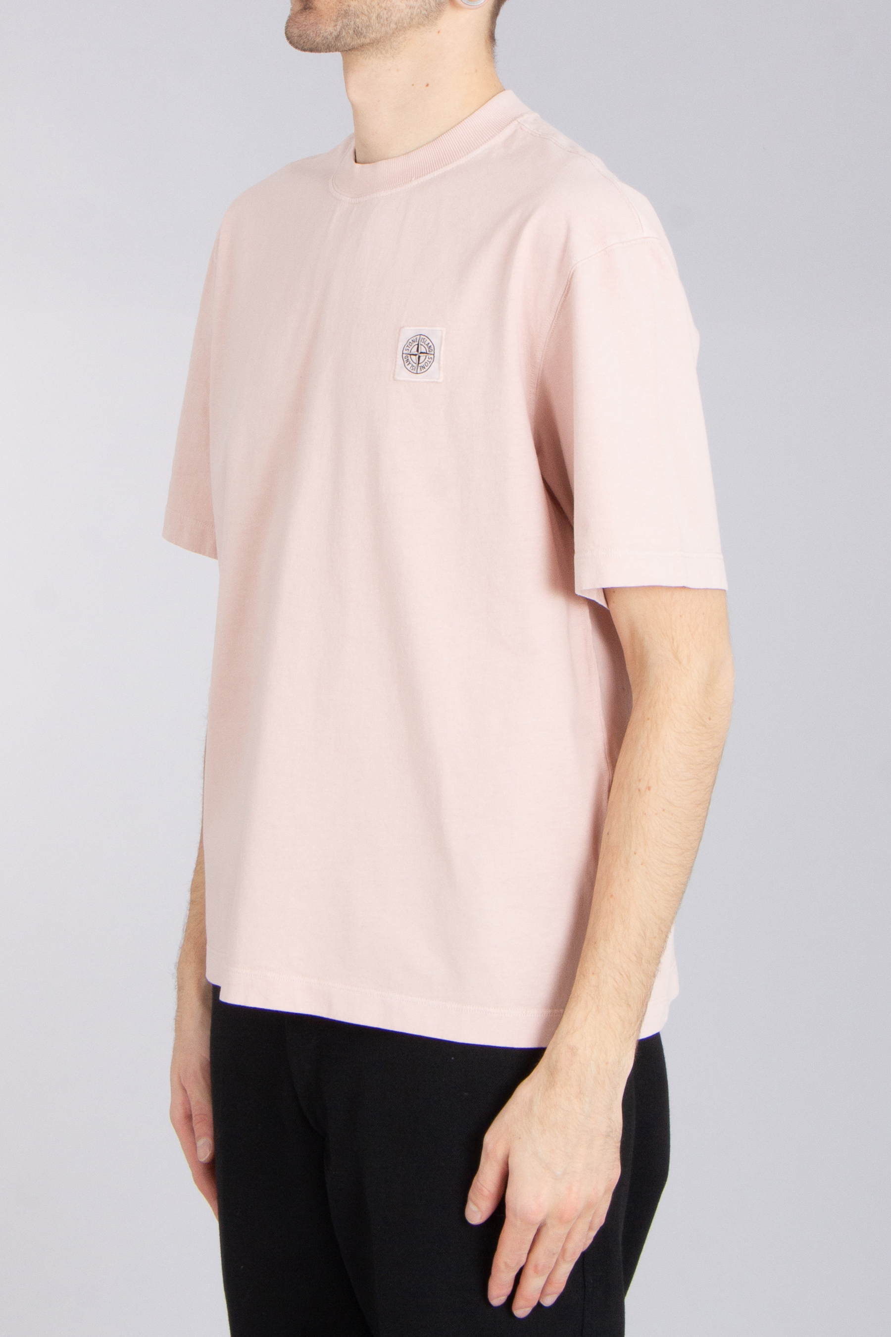 STONE ISLAND Combed Organic Cotton Jersey T-Shirt