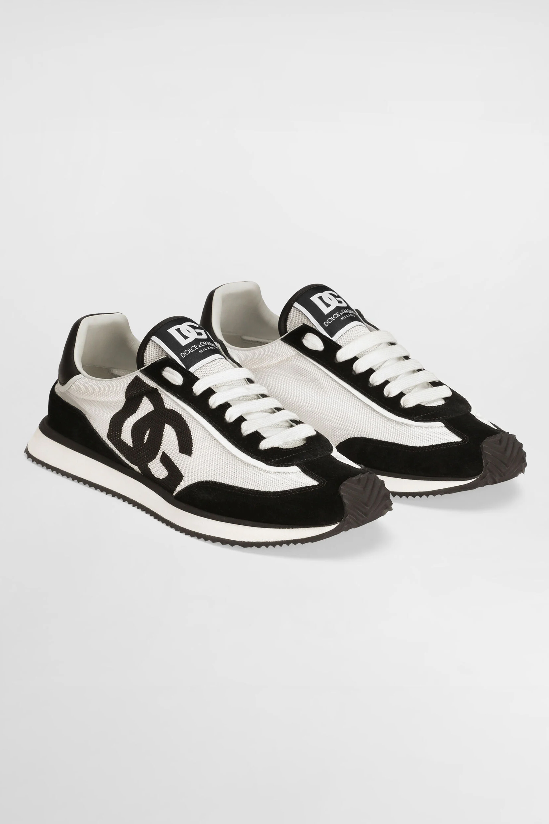 DOLCE & GABBANA Mesh & Suede Sneakers DG CUSHION