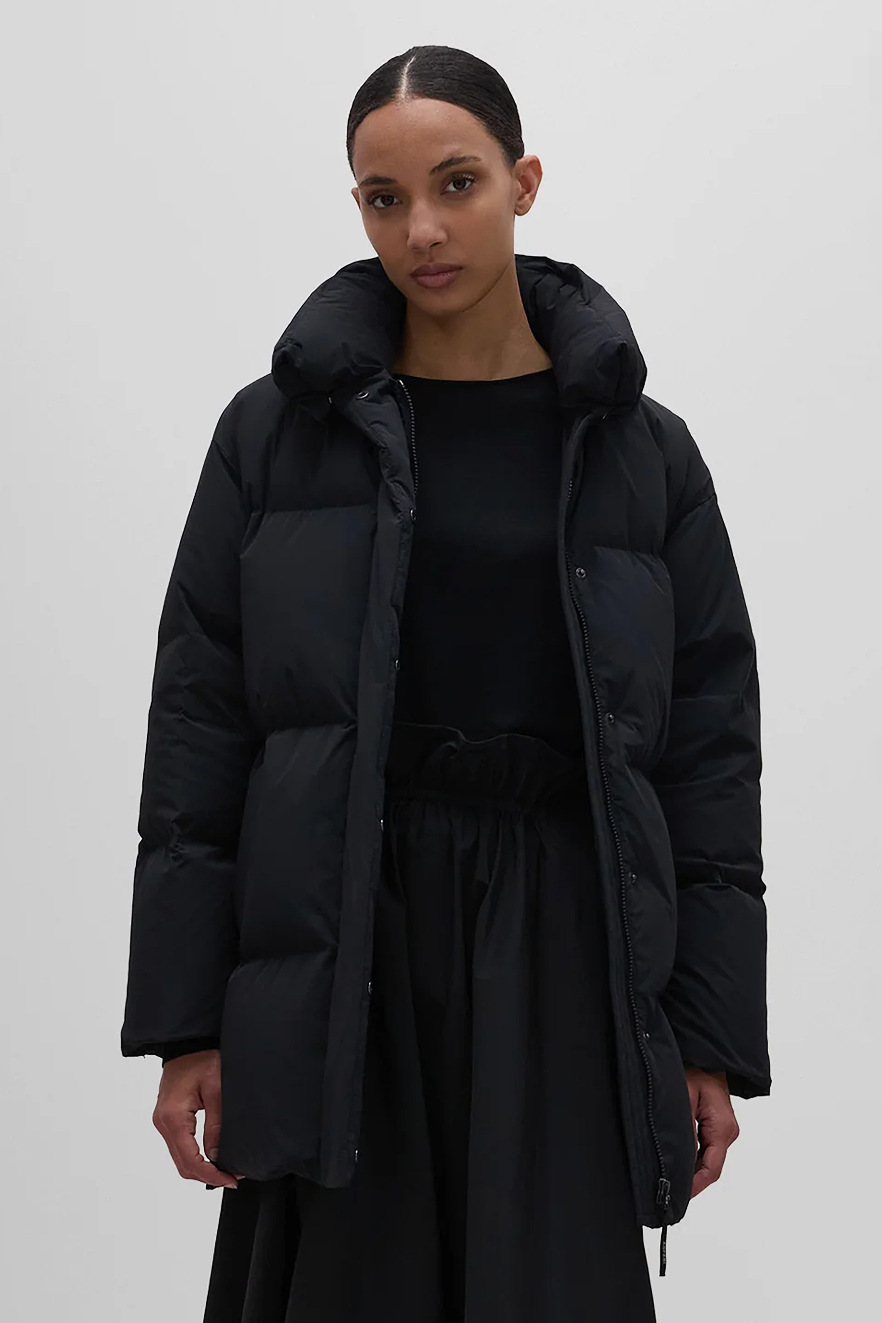 Nylon Stretch Down Parka