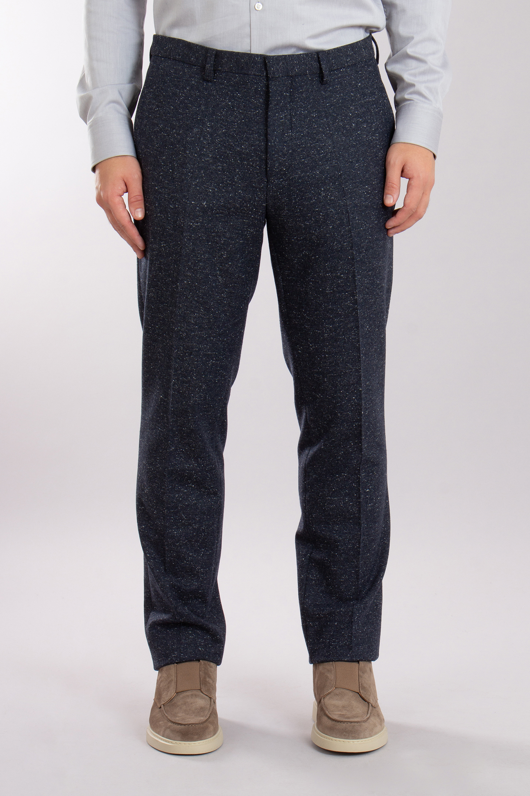 HUGO Extra Slim Fit Wool-Silk-Blend Pants Hesten