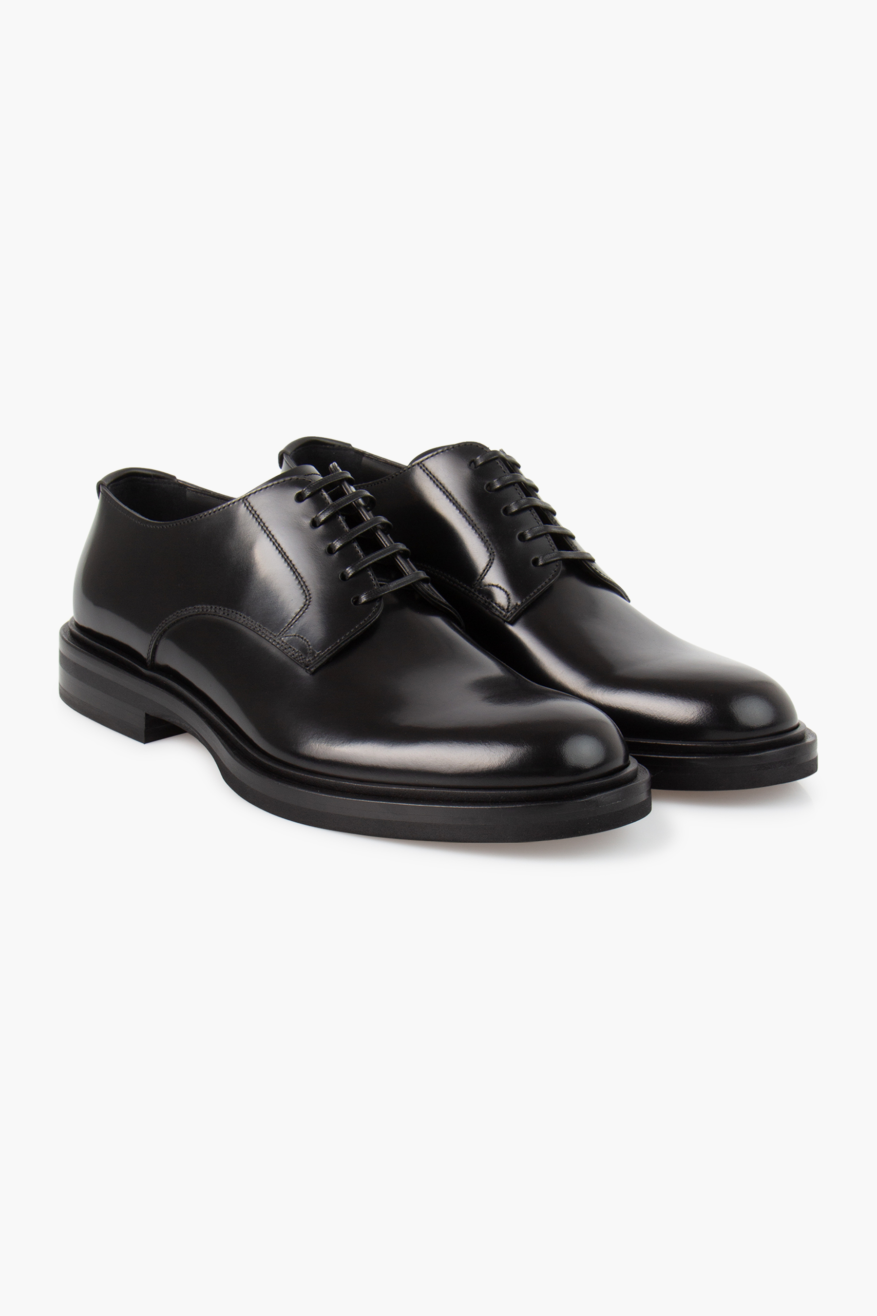 DOLCE & GABBANA Brushed Leather Derby Shoes