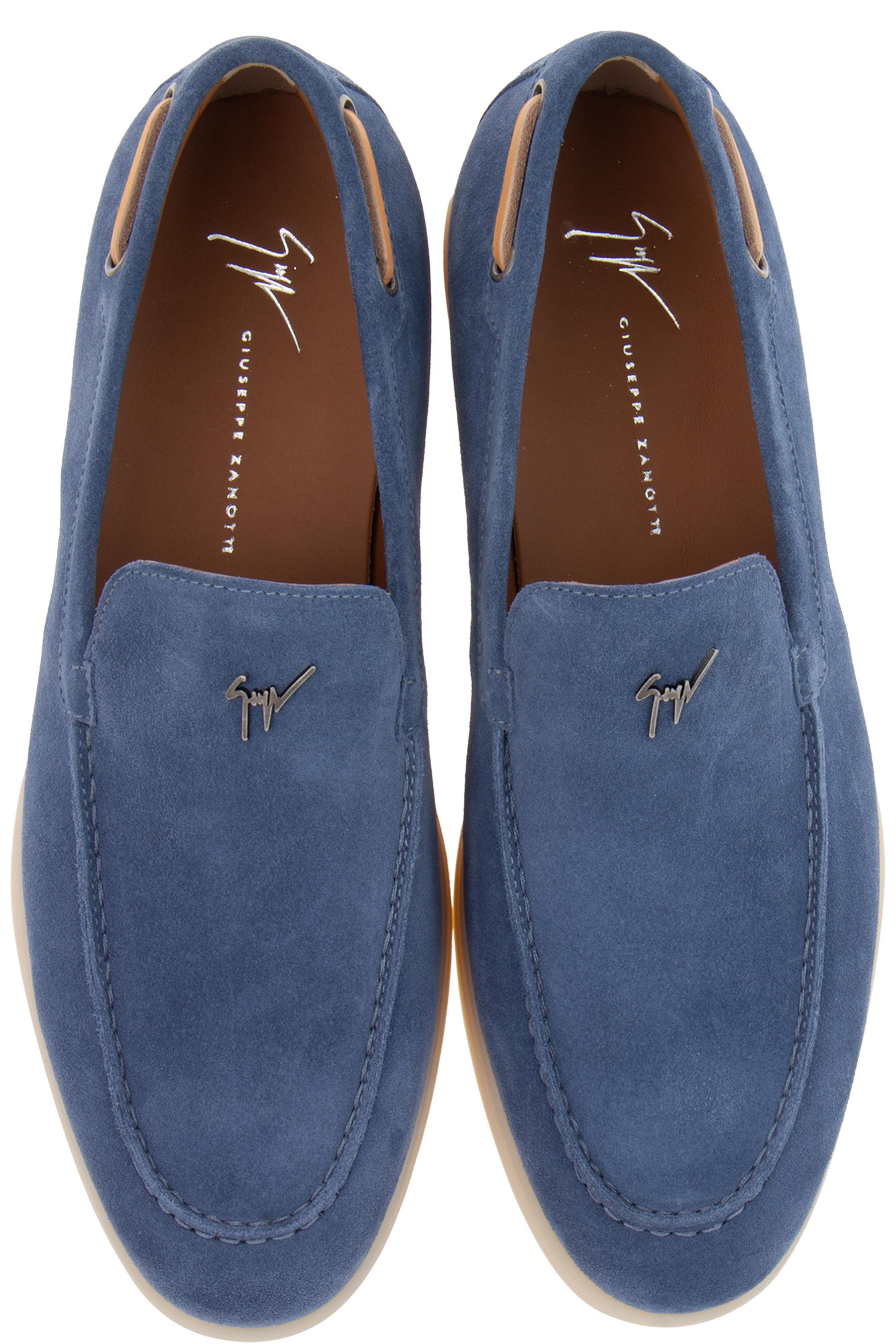 GIUSEPPE ZANOTTI Velour Boat Shoes The Maui