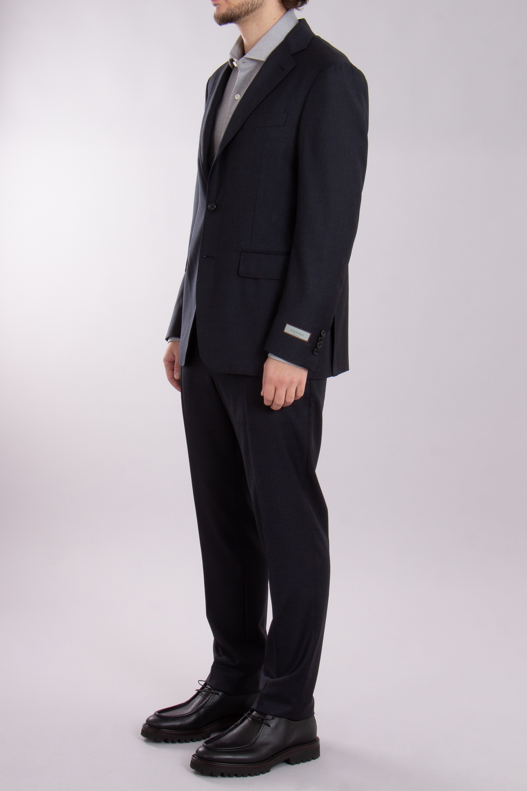 CANALI Checked Modern Fit Wool Suit Kei