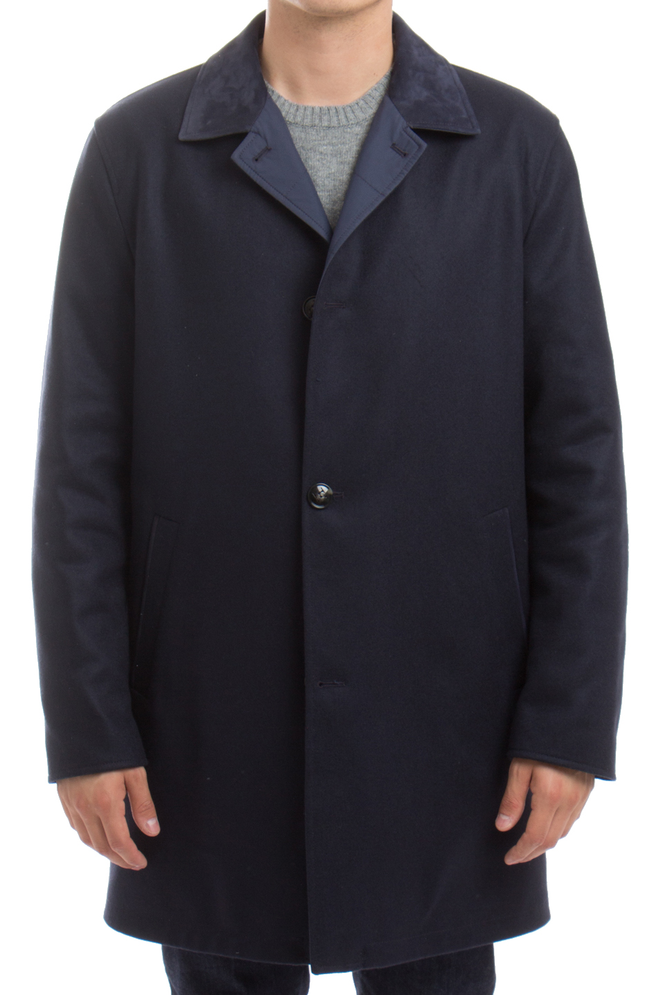 KITON Reversible Cashmere & Nylon Coat 