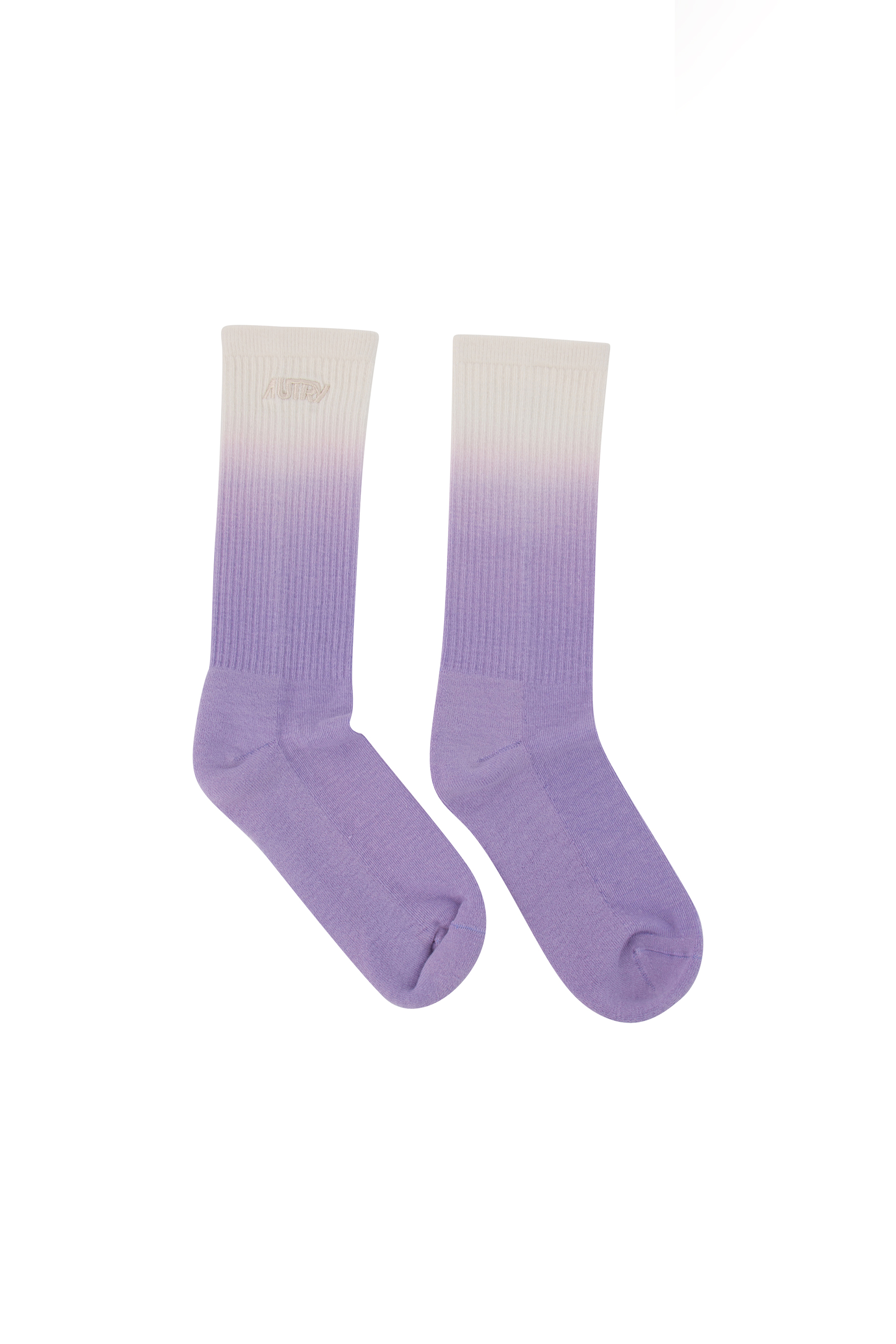 AUTRY Degrade Ribbed Cotton Blend Socks