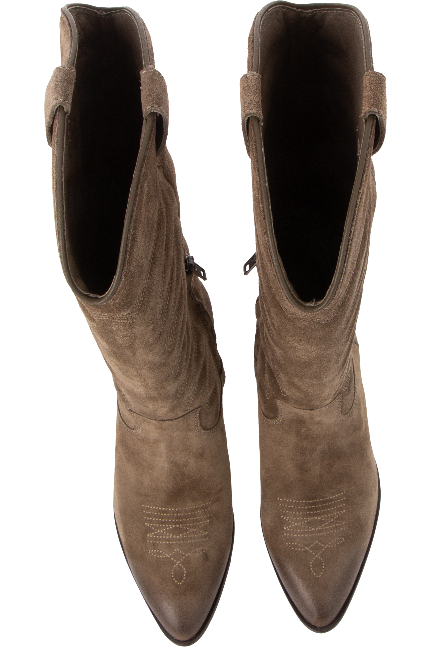 ASH Suede Cowboy Boots Heaven 