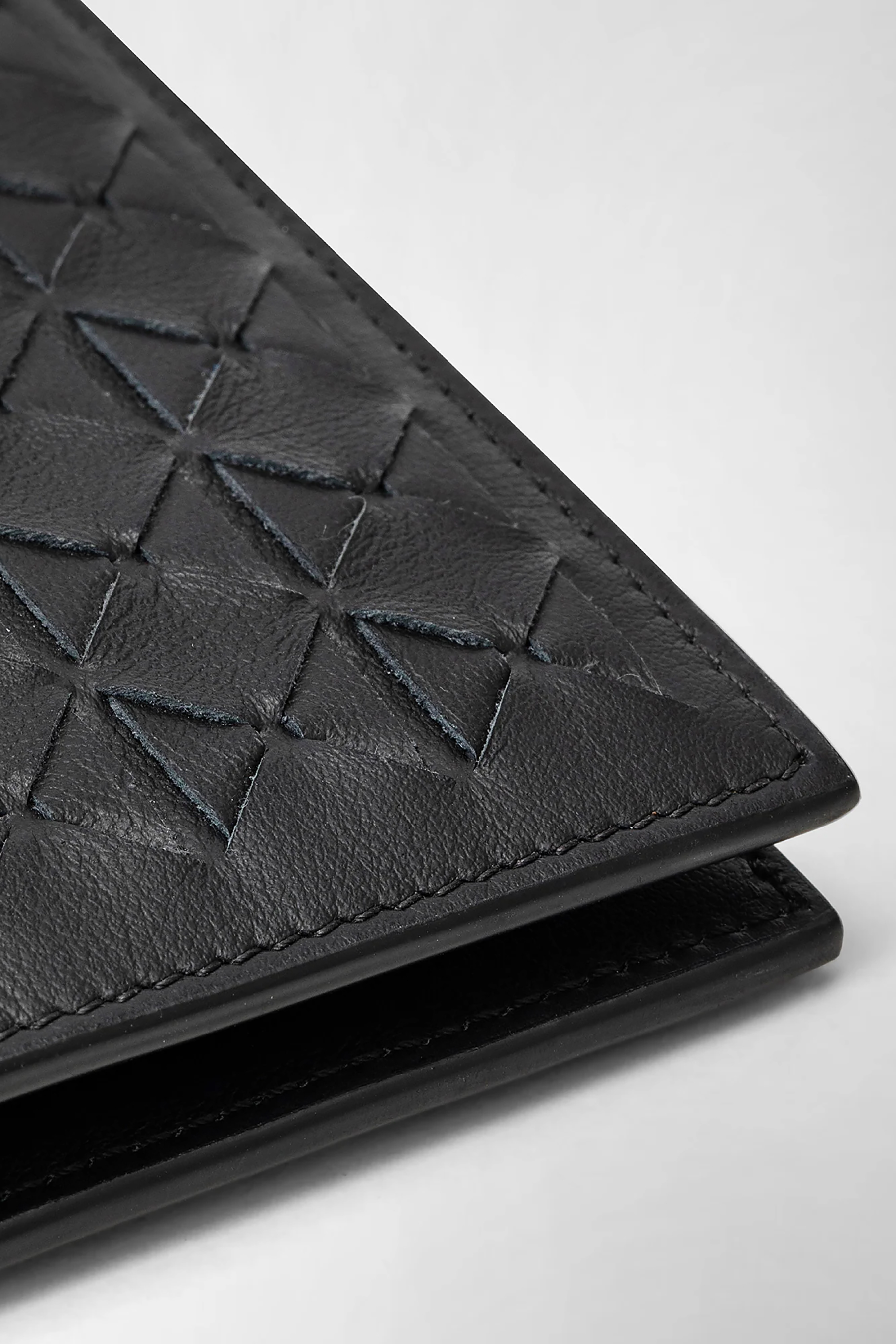 SERAPIAN Eight-Card Mosaico Leather Wallet