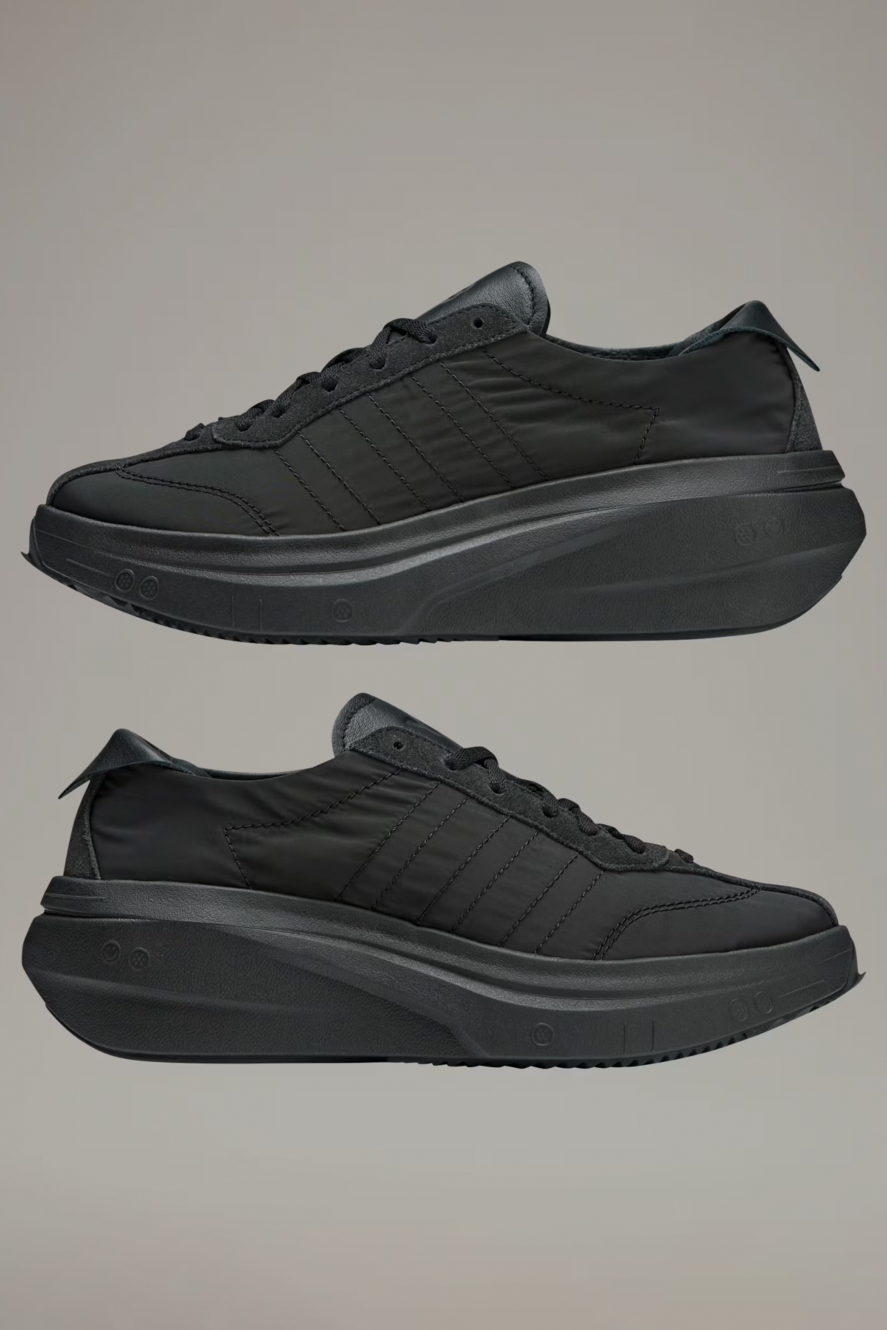 Y-3 Nylon Suede & Leather Sneakers Subaya