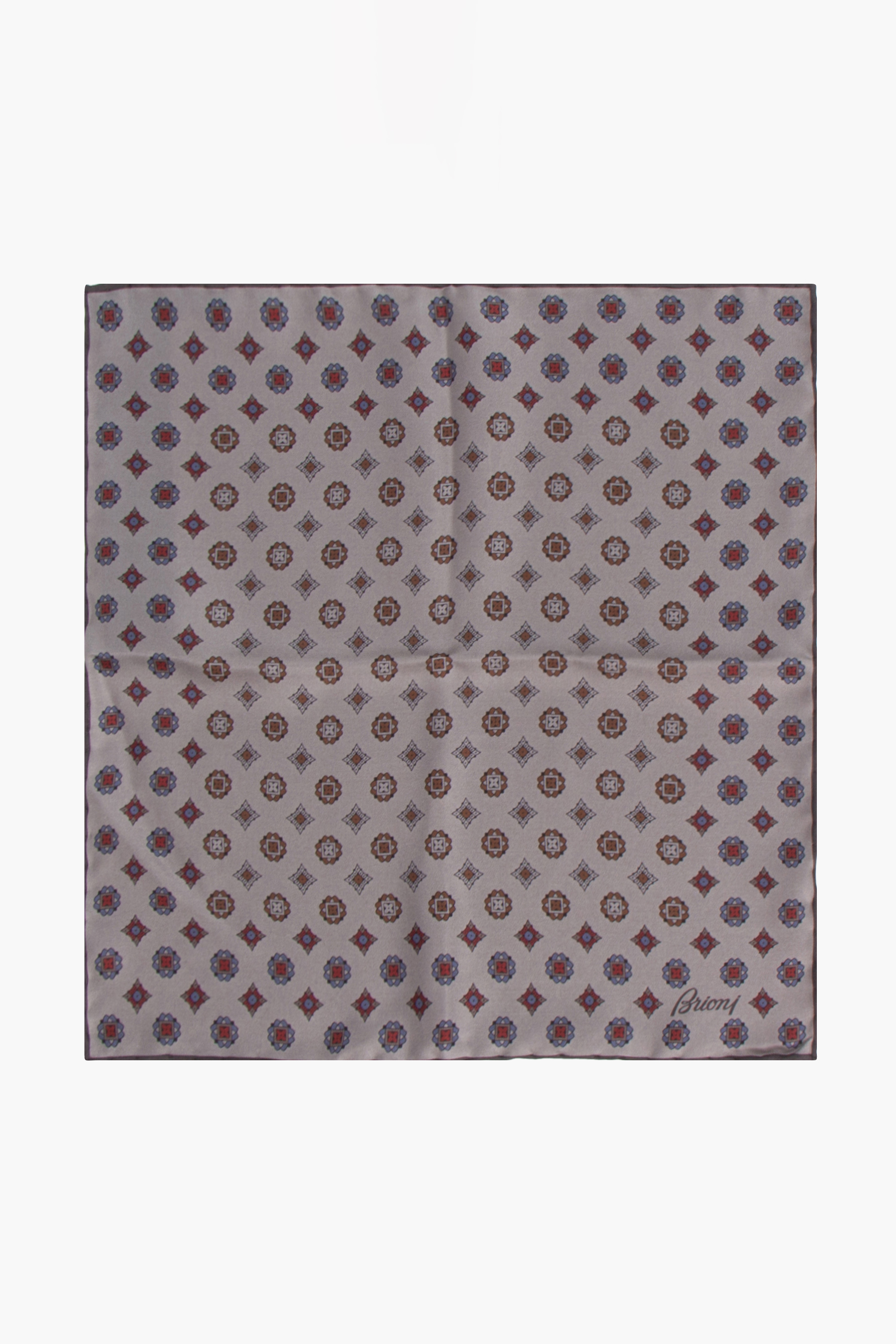 BRIONI Patterned Responsible Silk Hankerchief