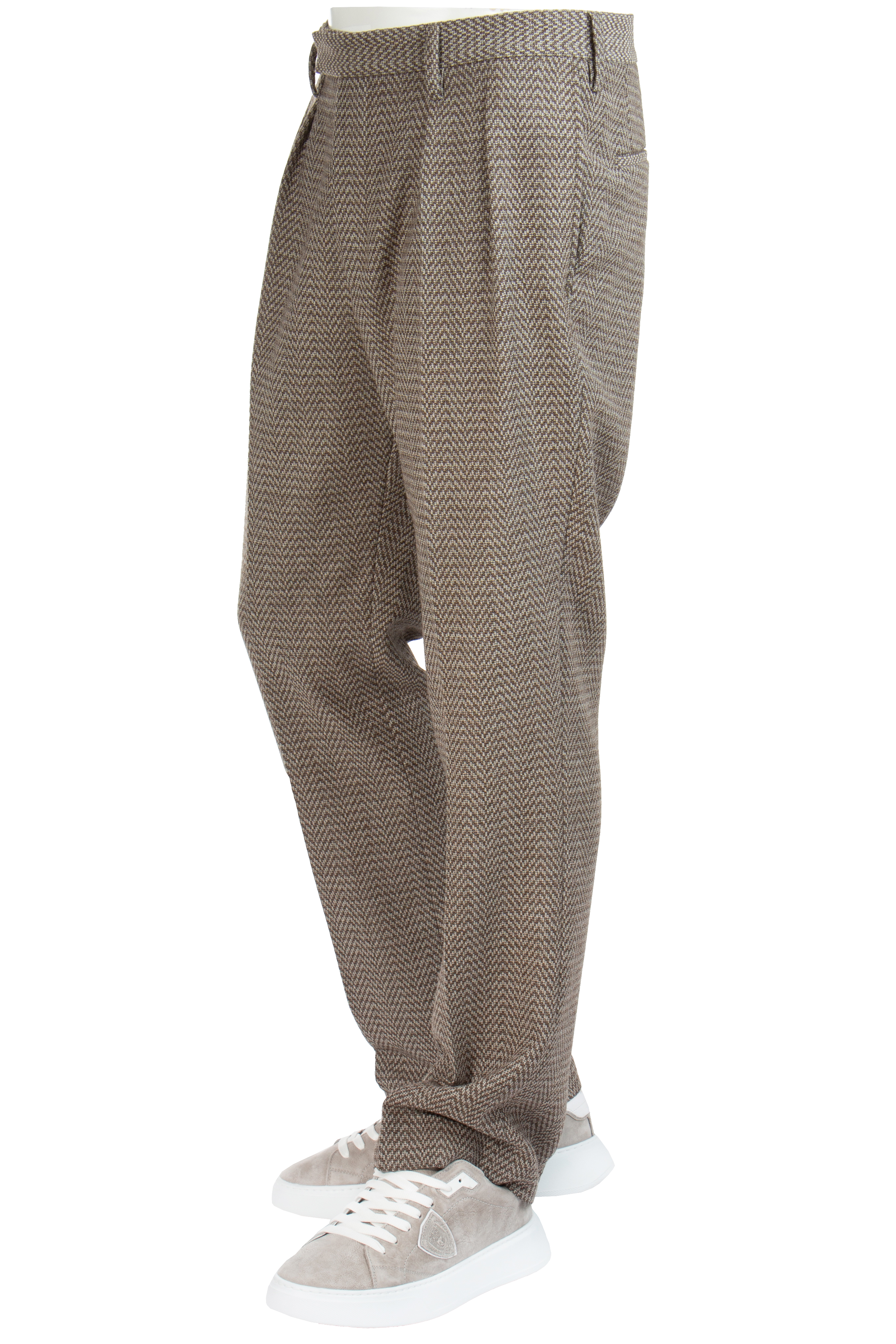 BALDESSARINI Patterned Wool Pants "Cedrik"