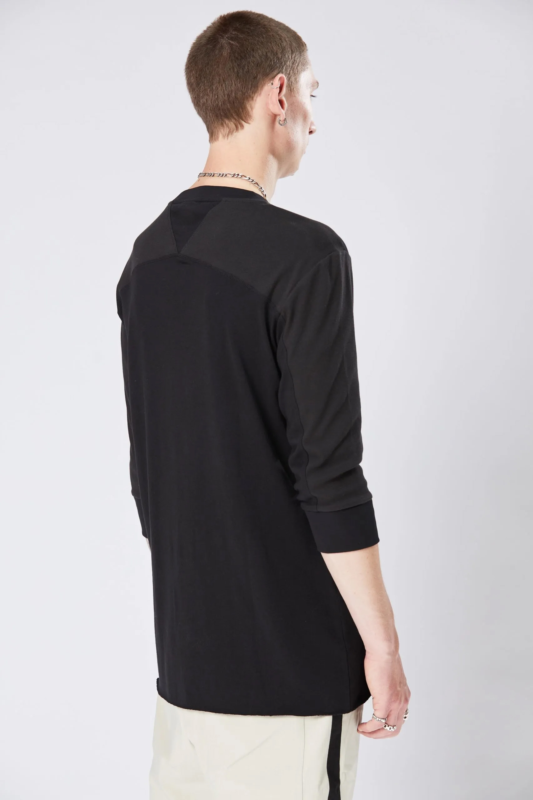 THOM KROM Longsleeve Cotton Blend Jersey T-Shirt