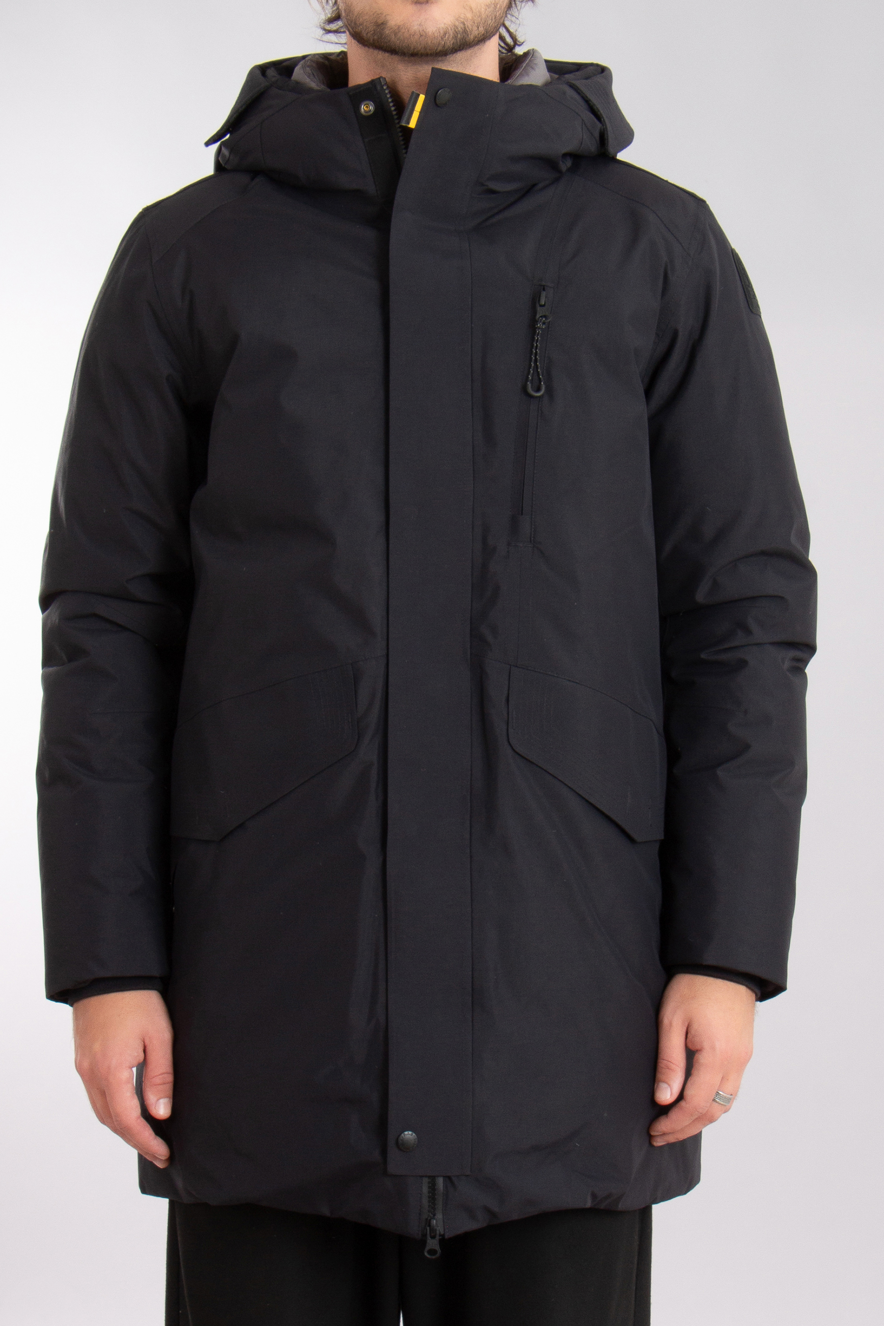 PARAJUMPERS Nylon Blend Hooded Down Jacket Hayate