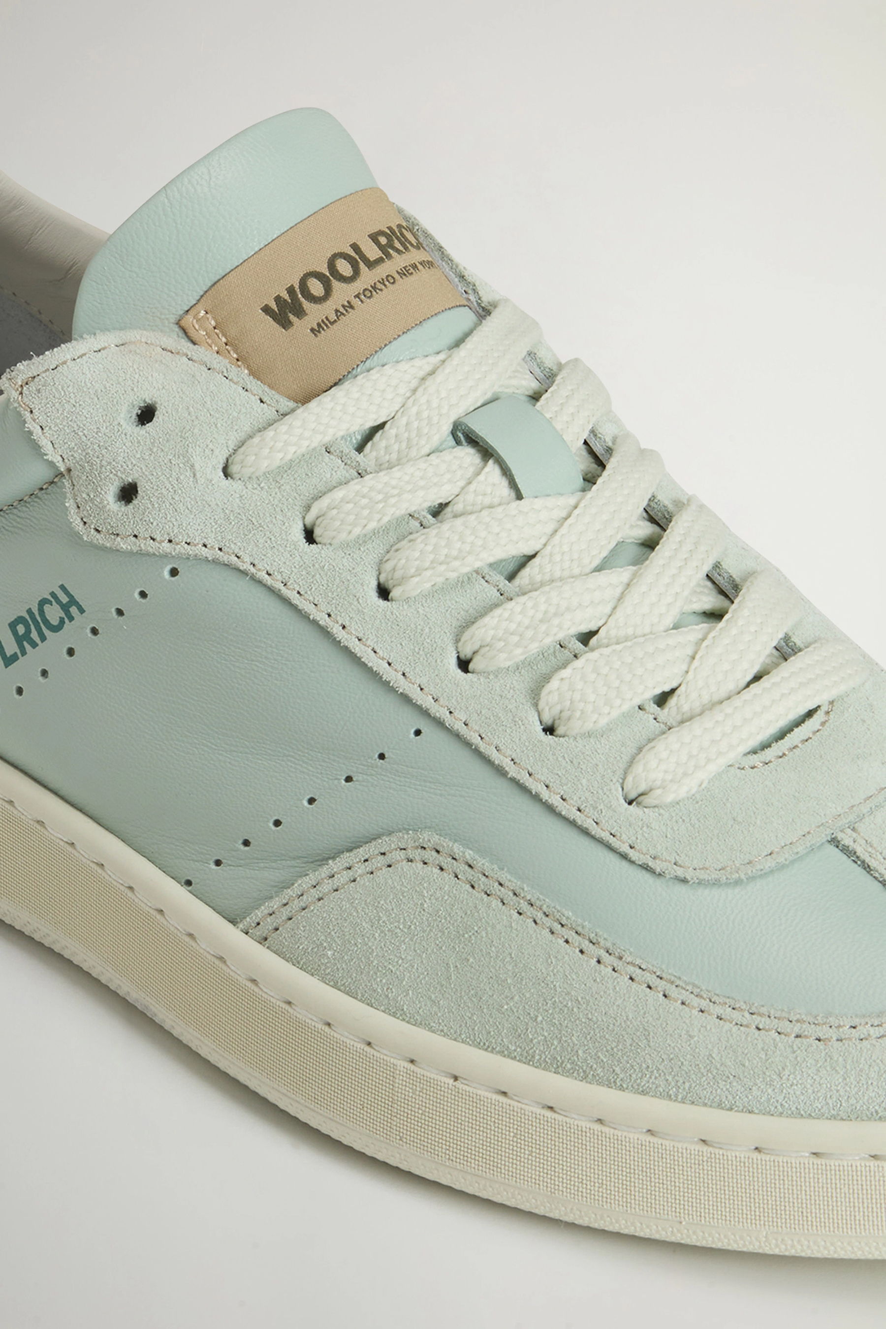 WOOLRICH Leather & Suede Sneakers Swing Court