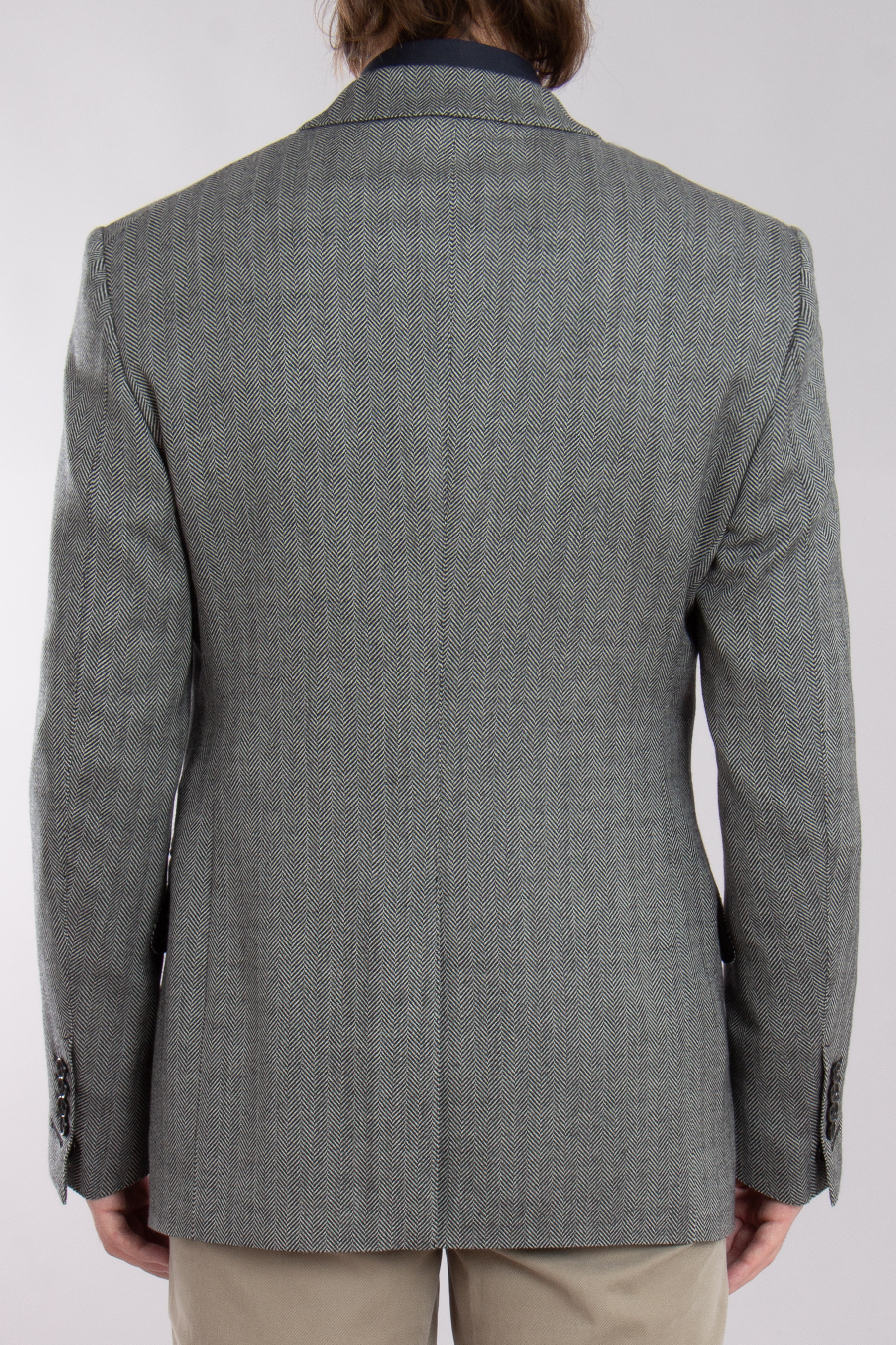 TOM FORD Herringbone Wool-Silk-Linen Blend Jacket Shelton