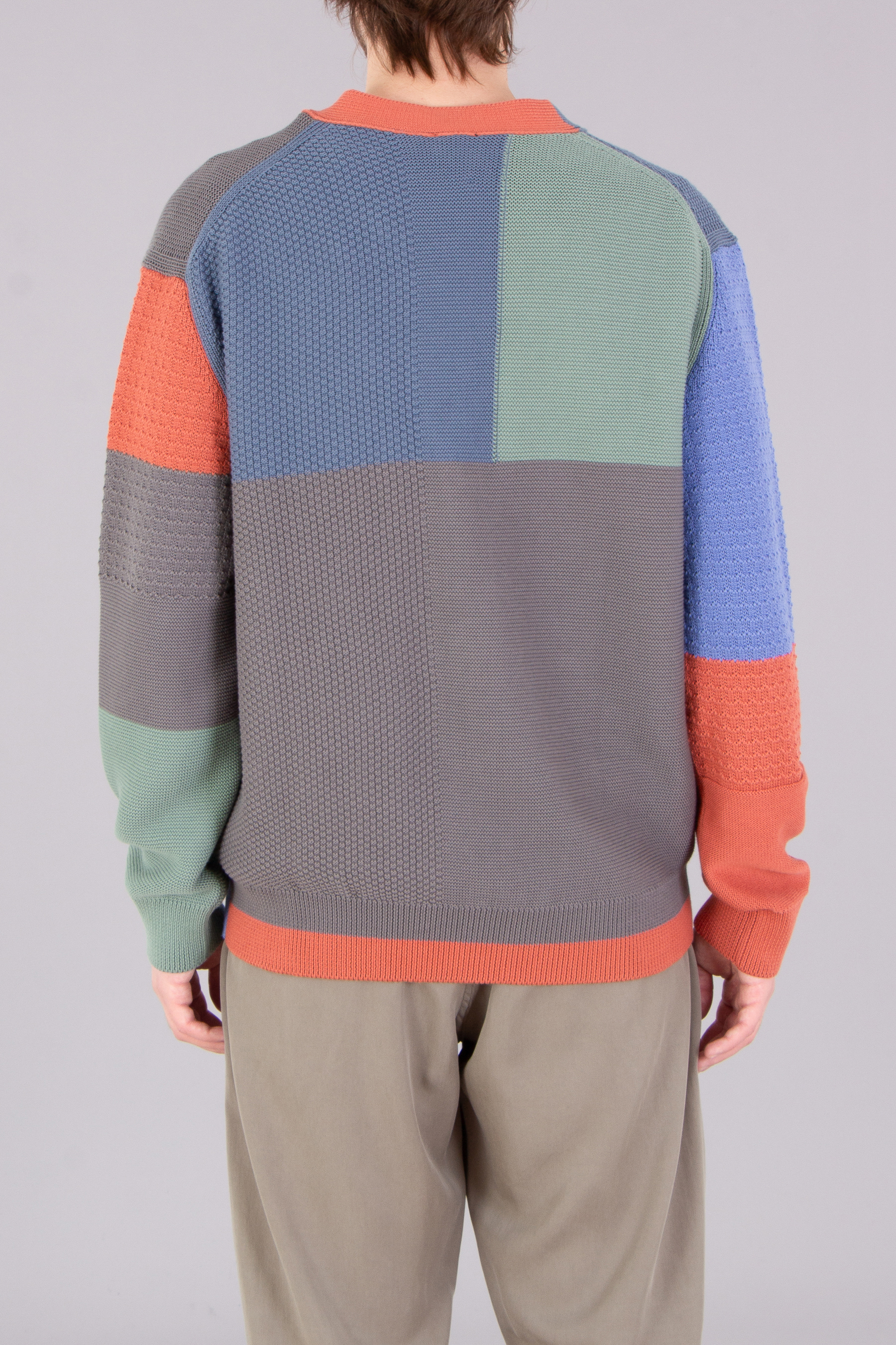 PAUL SMITH Colour-Block Organically Grown Cotton Cardigan