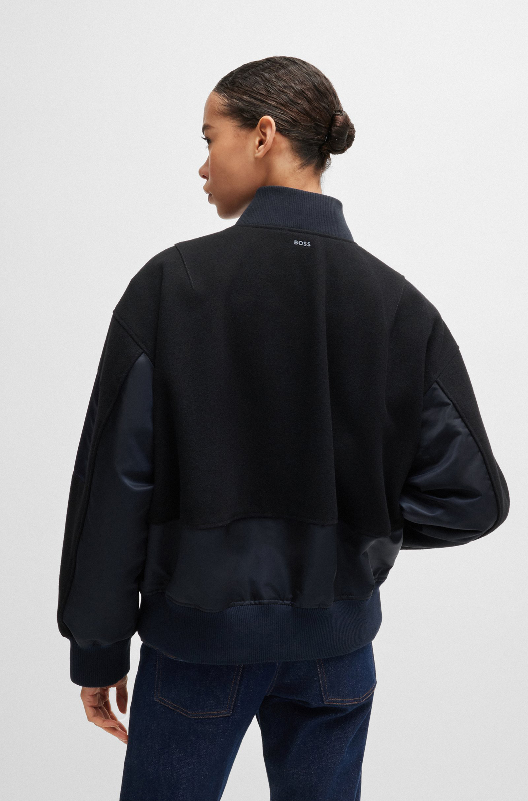 BOSS Nylon Bomber Jacket Pamilano