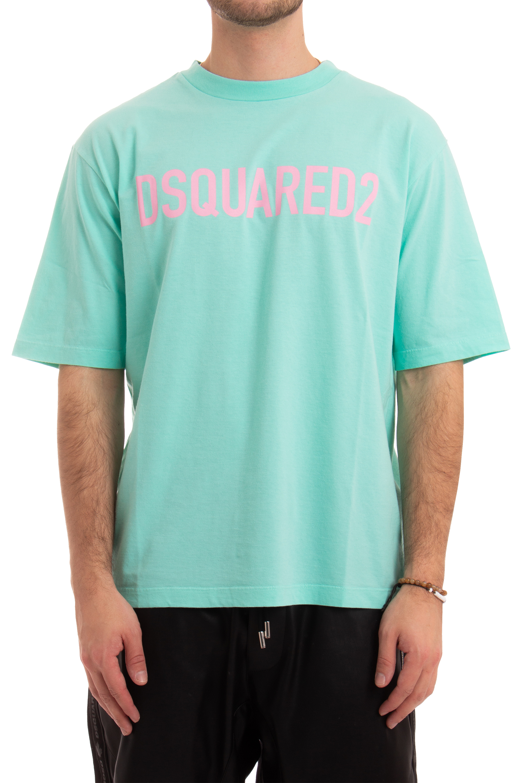 DSQUARED2 Printed Loose Fit Cotton T-Shirt