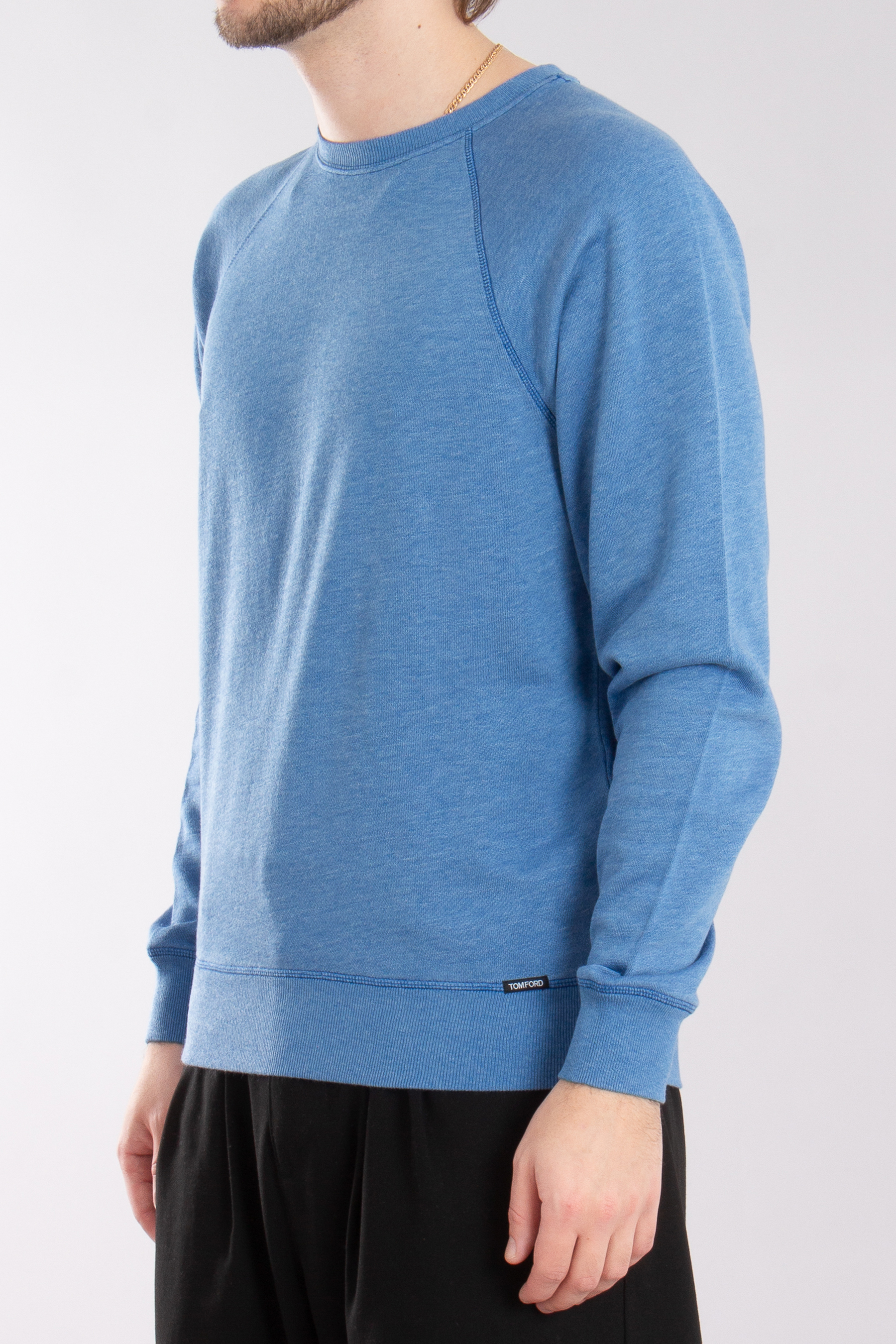 TOM FORD Gament-Dyed Cotton Blend Sweatshirt