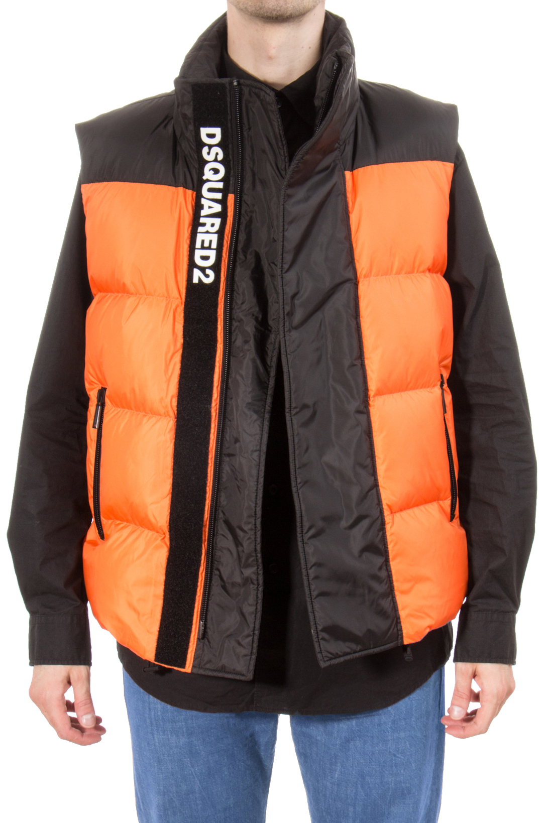 DSQUARED2 Funnel Neck Padded Vest