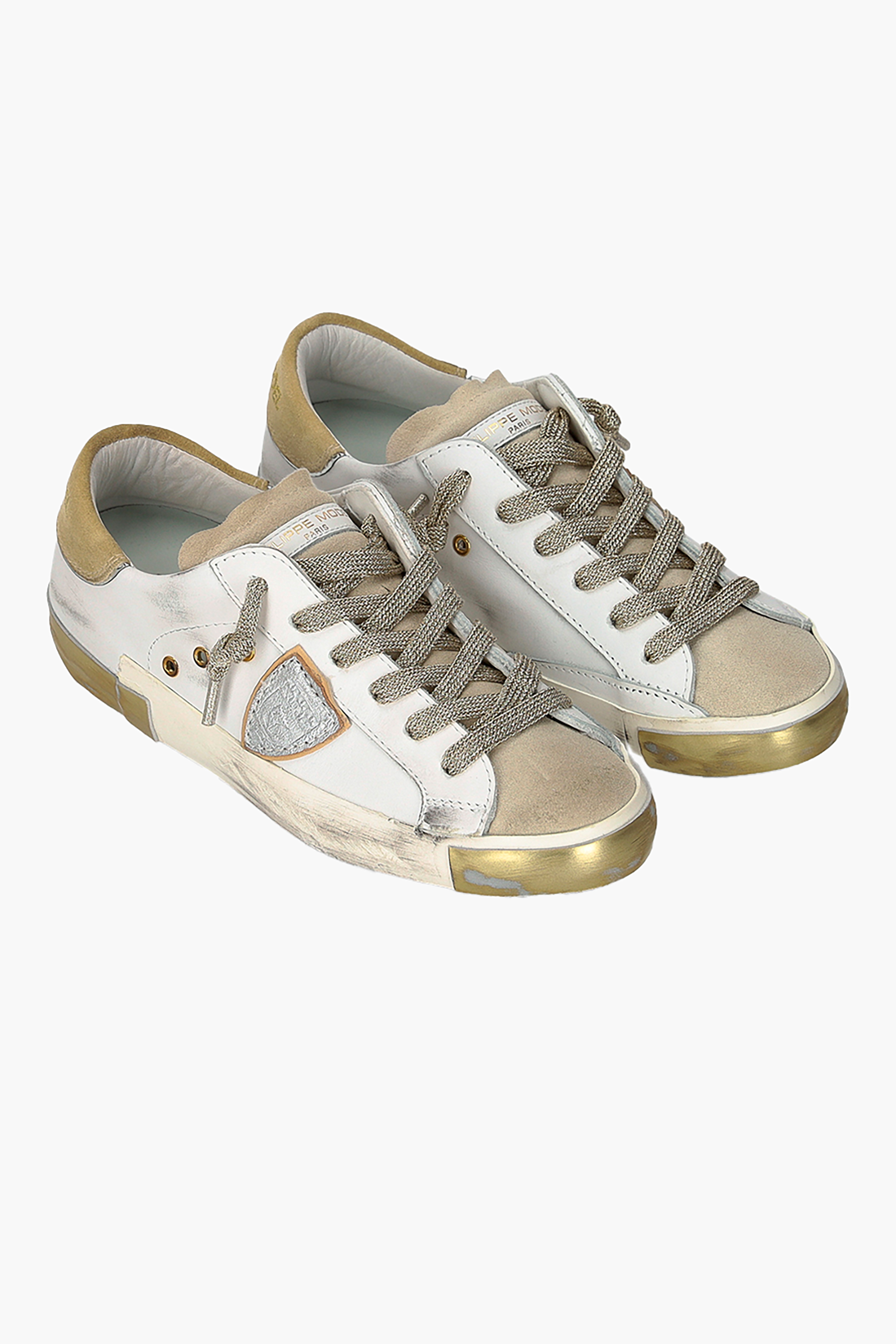 PHILIPPE MODEL Leather Sneakers Prsx Low