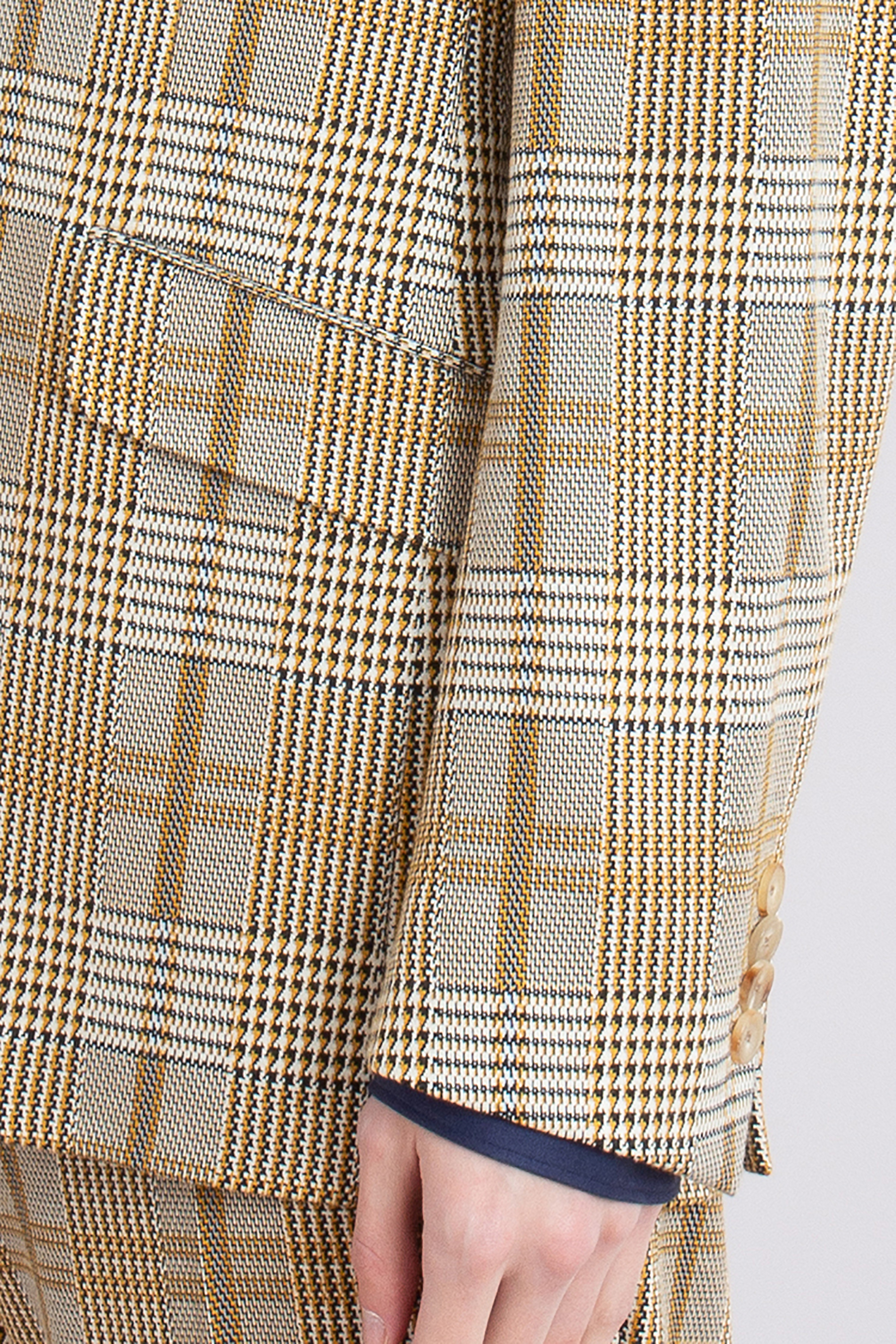 ETRO Checked Viscose-Nylon Stretch Jacket