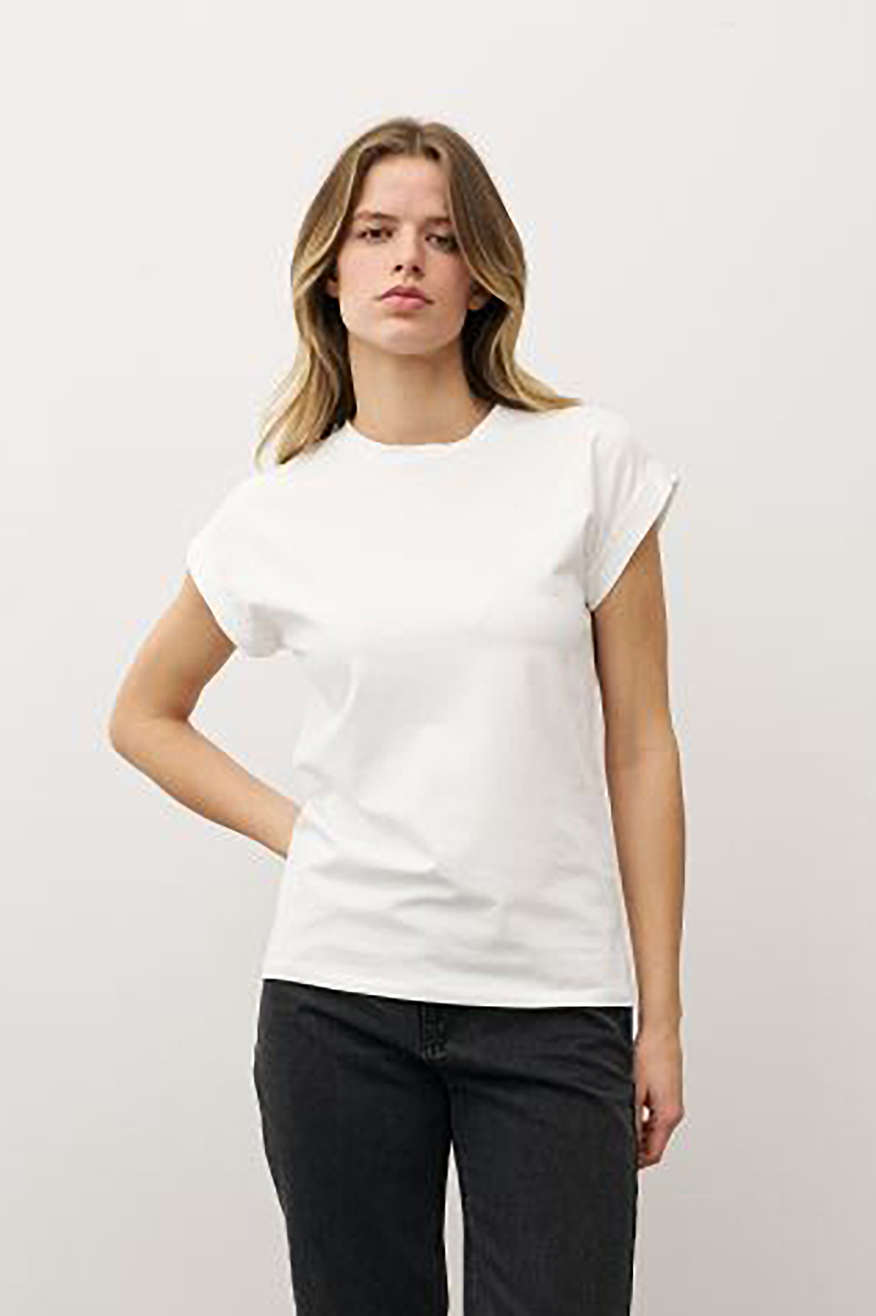 0039 ITALY Casual Fit Stretch Cotton Jersey T-Shirt Tisha