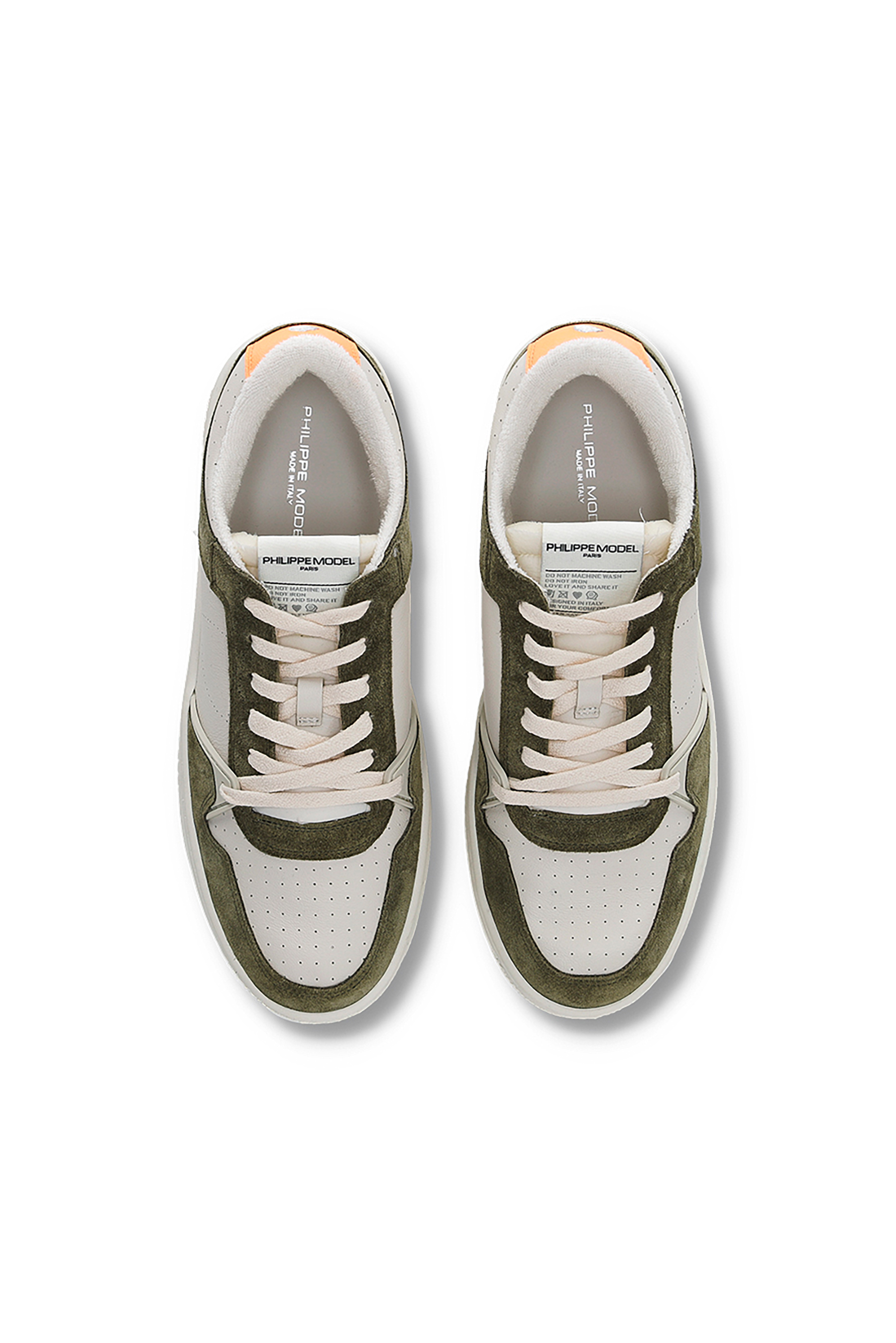 PHILIPPE MODEL Leather & Suede Sneakers La Grande Low