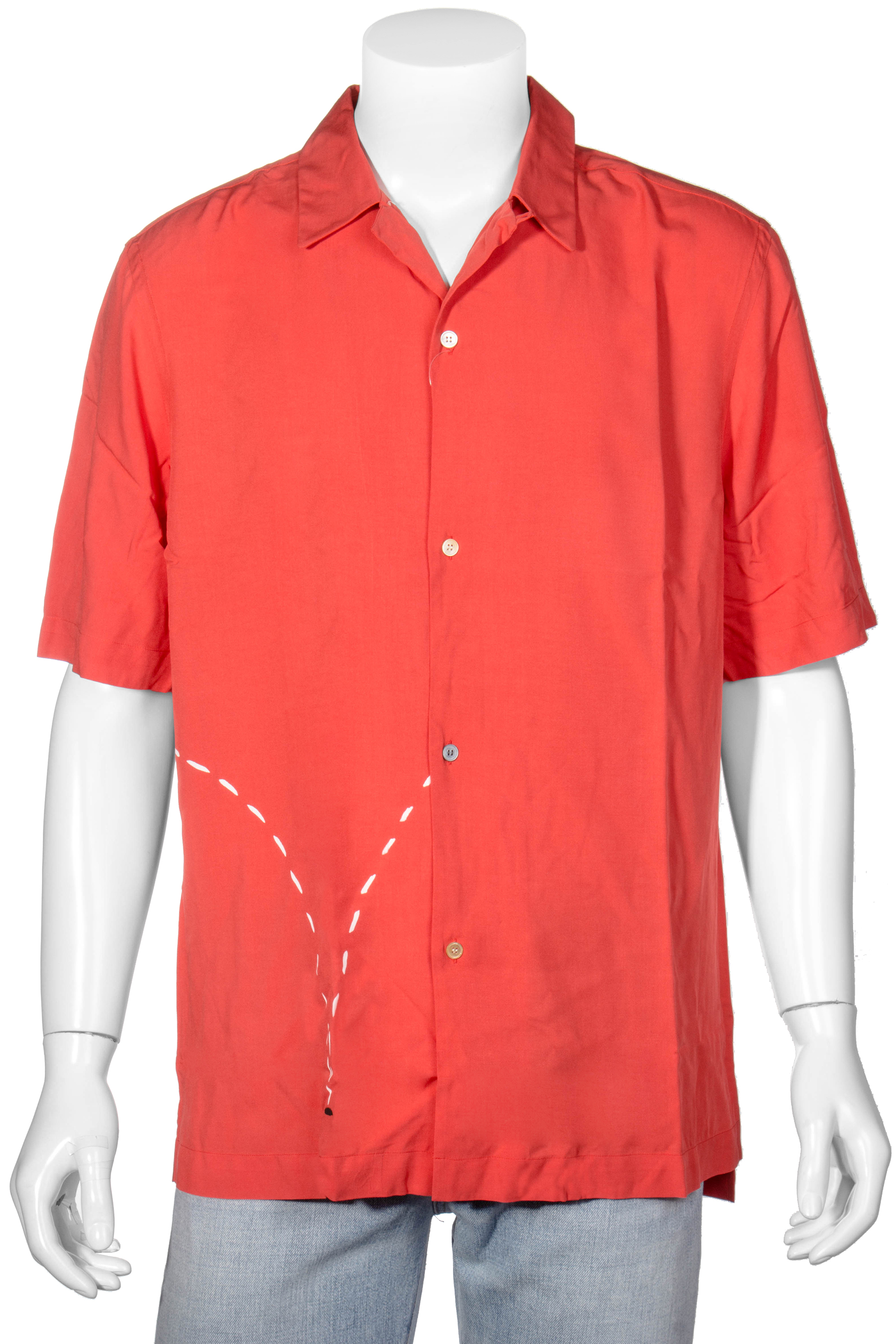 PAUL SMITH Christoph Niemann Capsule Prited Viscose Short-Sleeve Shirt