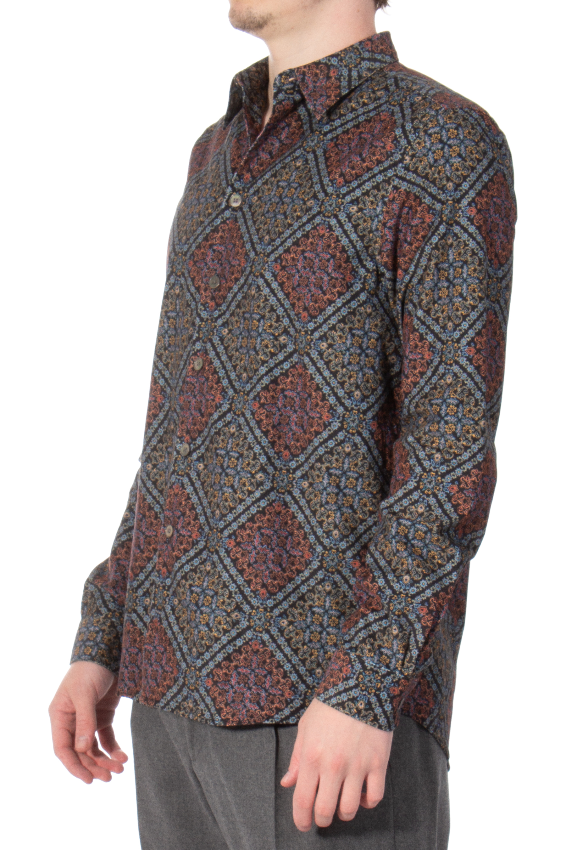 PAUL SMITH Patterned Corduroy Shirt