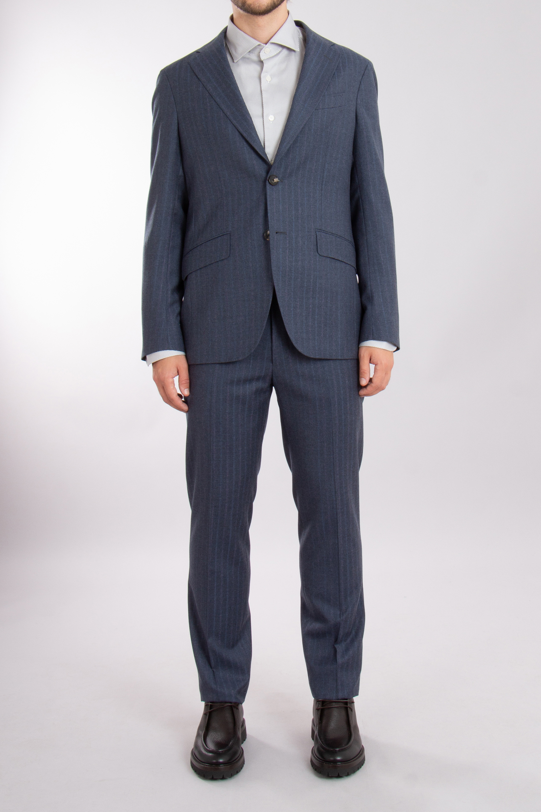 ETRO Striped Wool Suit