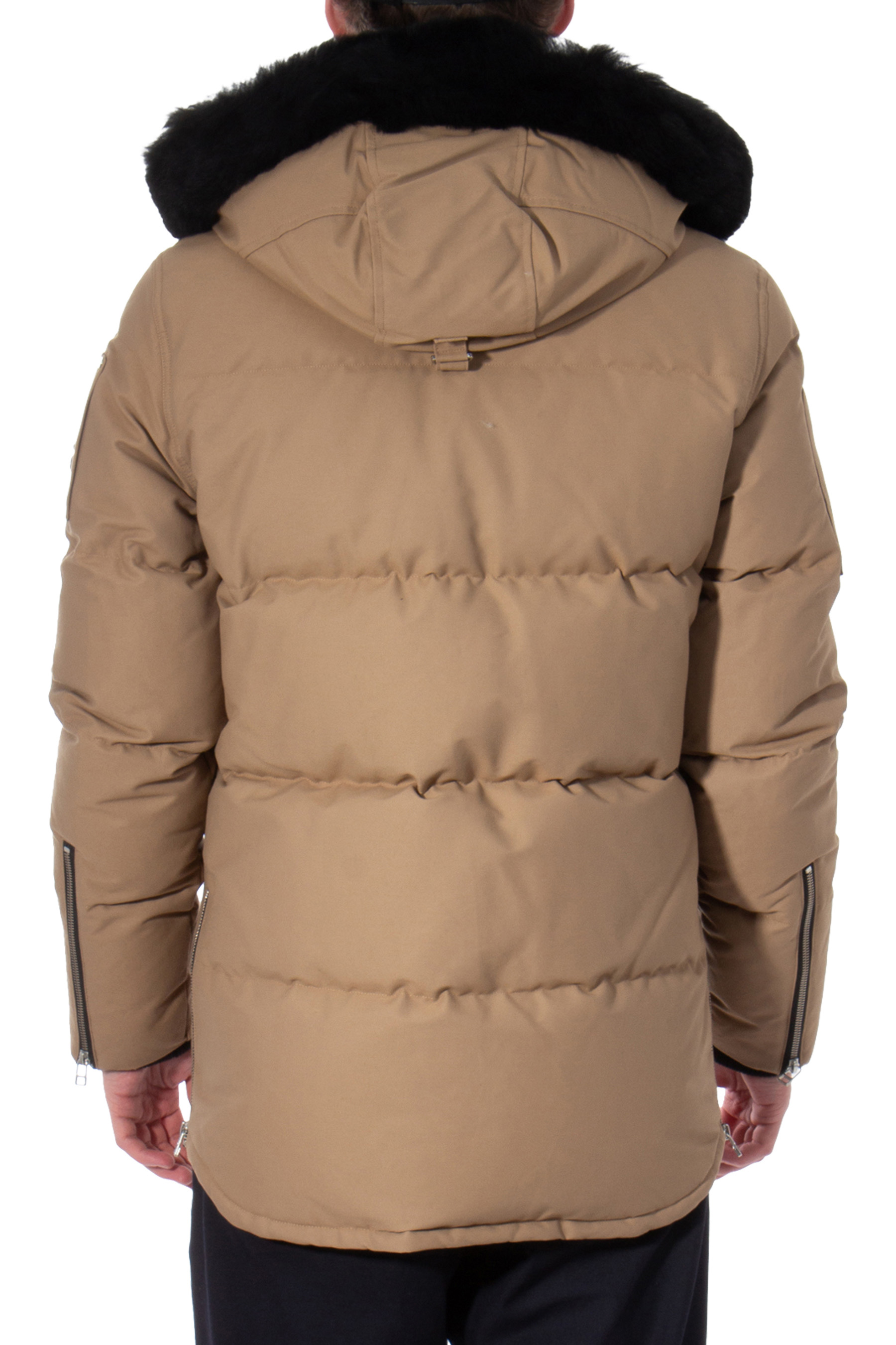 MOOSE KNUCKLES Cotton Nylon Blend Down Jacket Neoshear