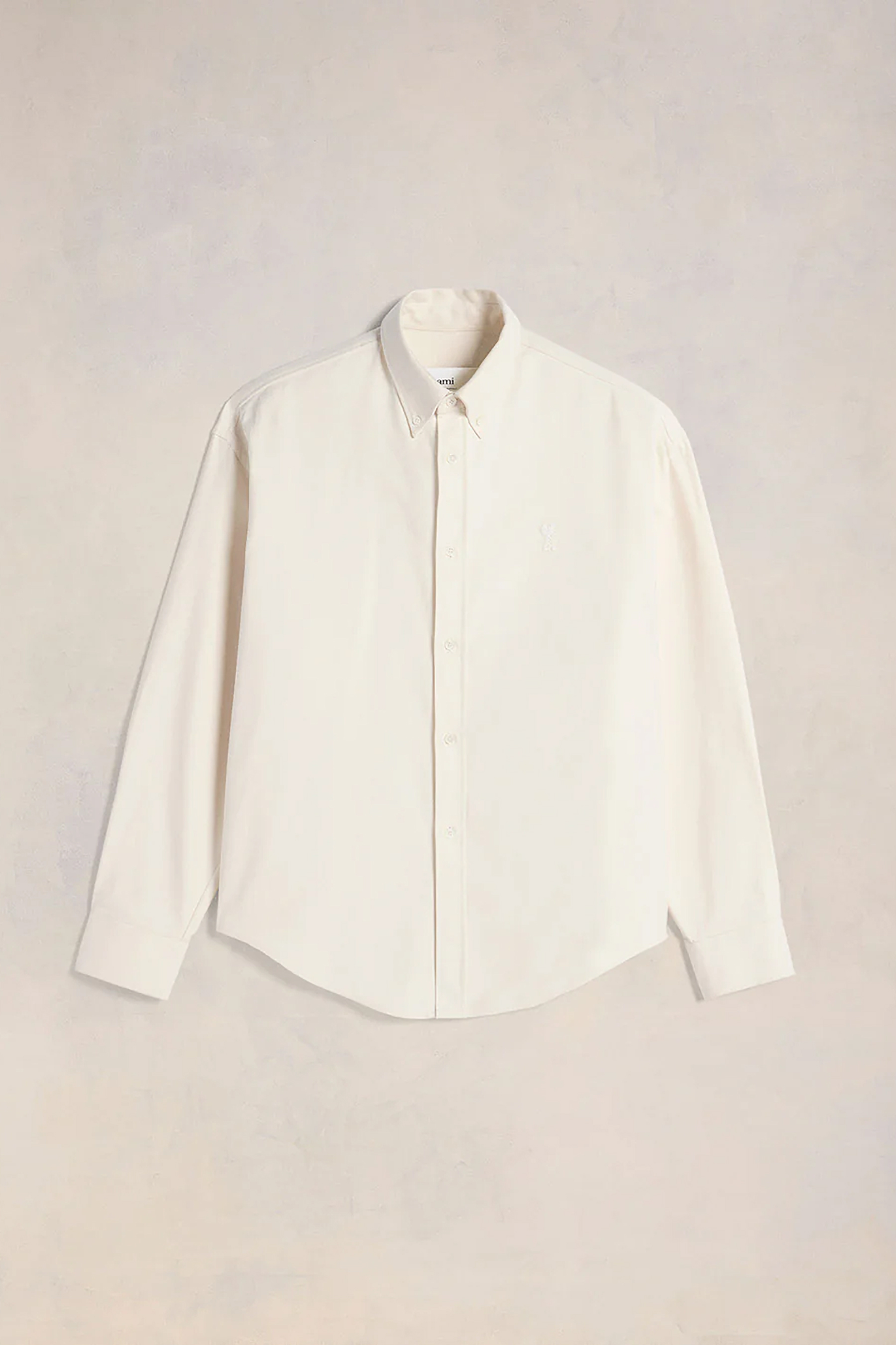 AMI PARIS Boxy Fit Cotton Oxford Shirt