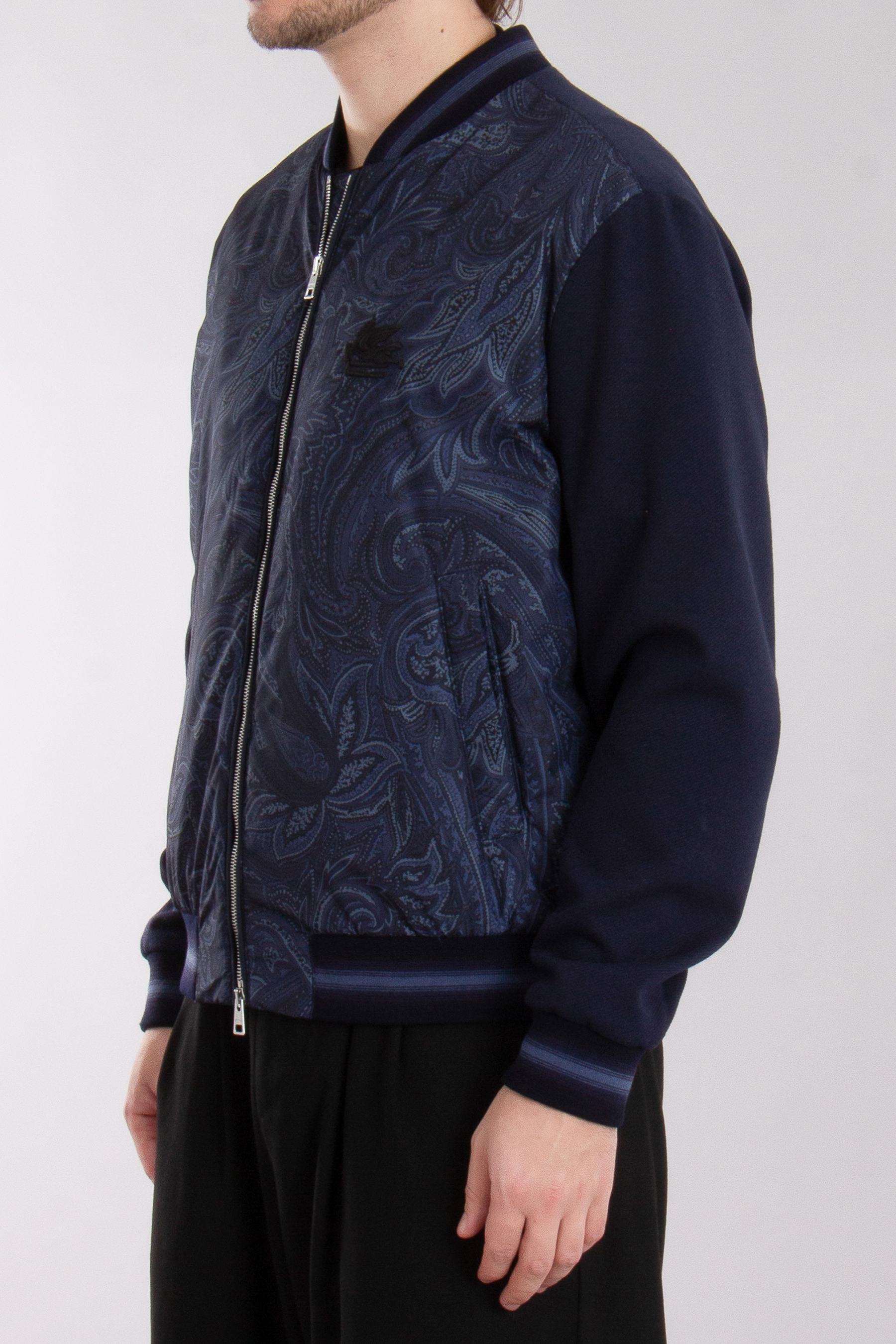 ETRO Printed Technical Fabric Bomber Jacket