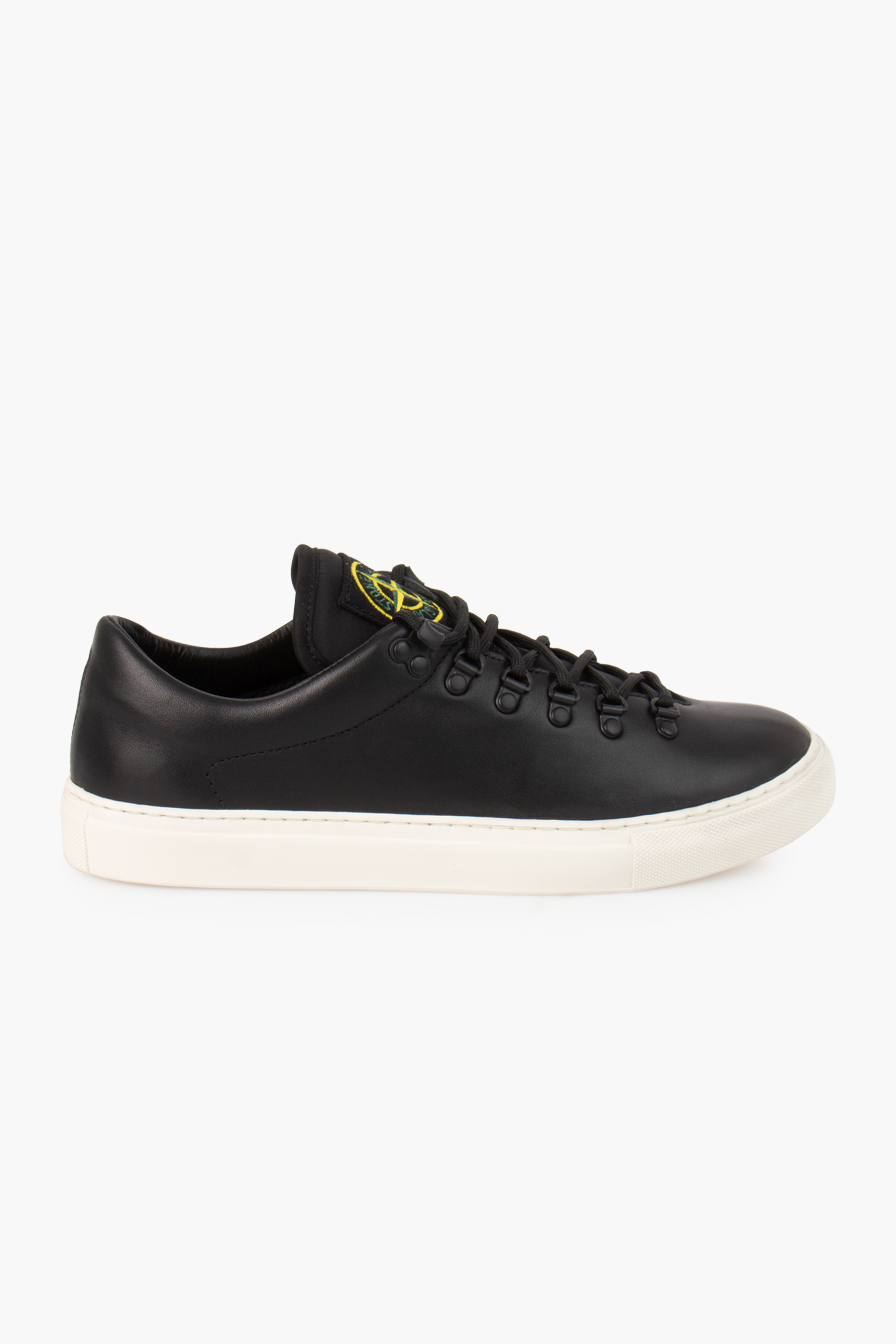 STONE ISLAND Low Cut Leather Sneakers