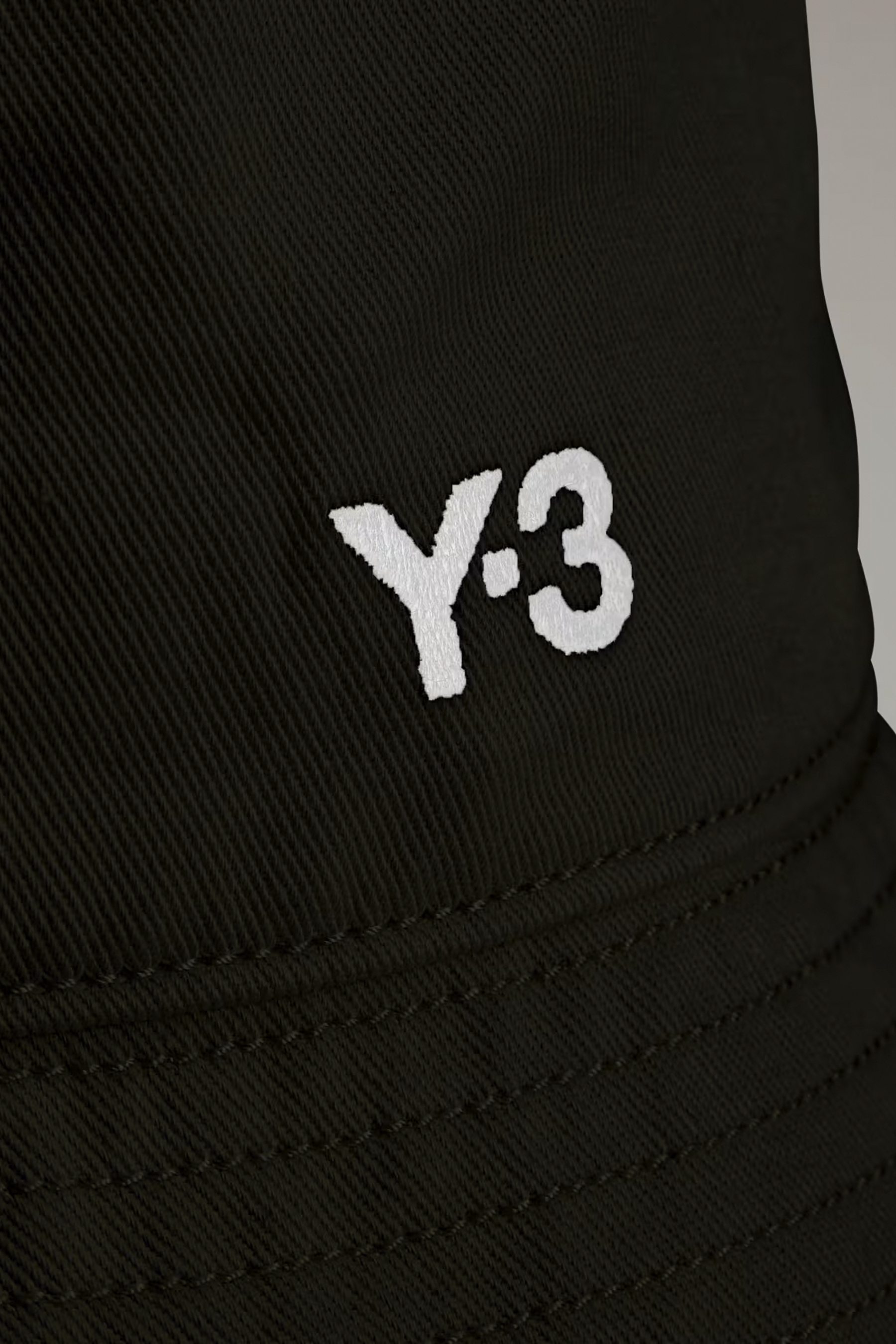 Y-3 Embroidered Cotton Bucket Hat