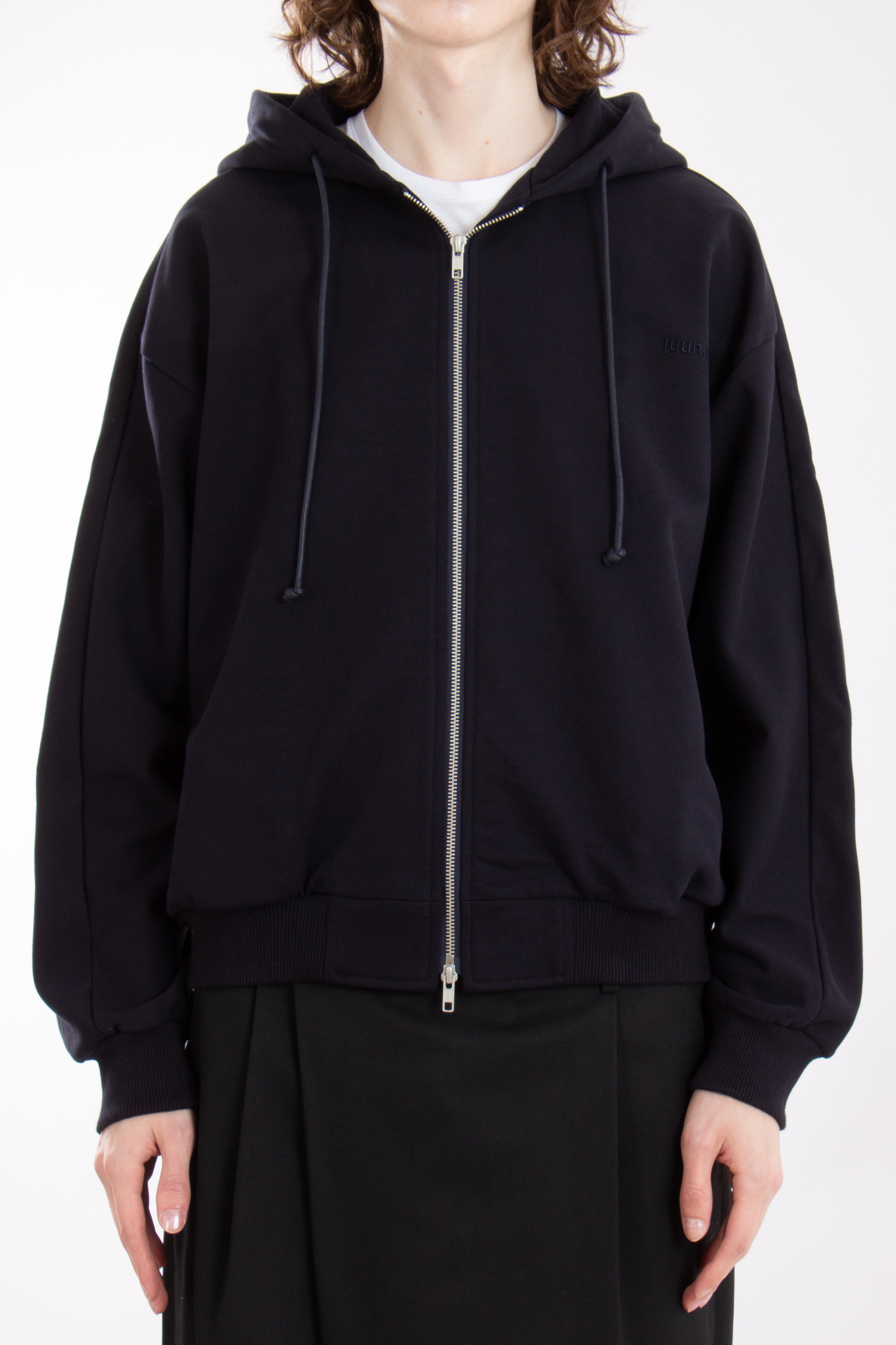 JUUN.J Oversized Cotton Zip Hoodie