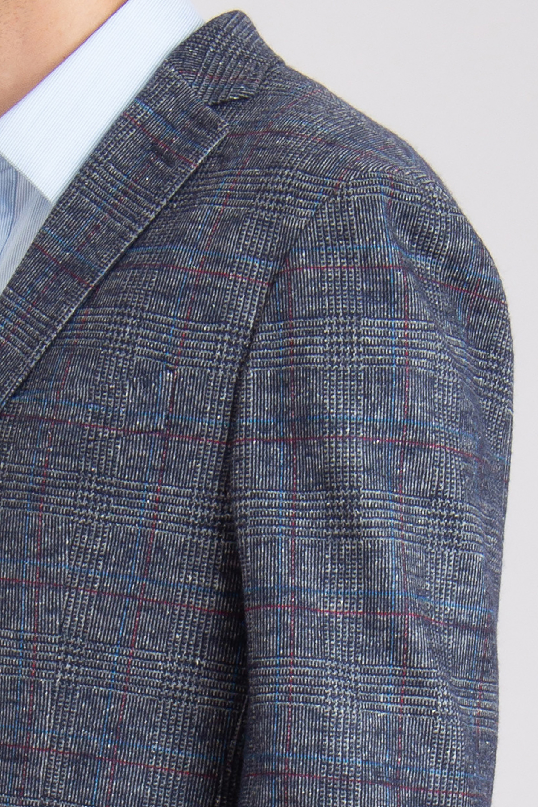 ETRO Checked Cotton-Silk-Alpaca-Blend Jacket