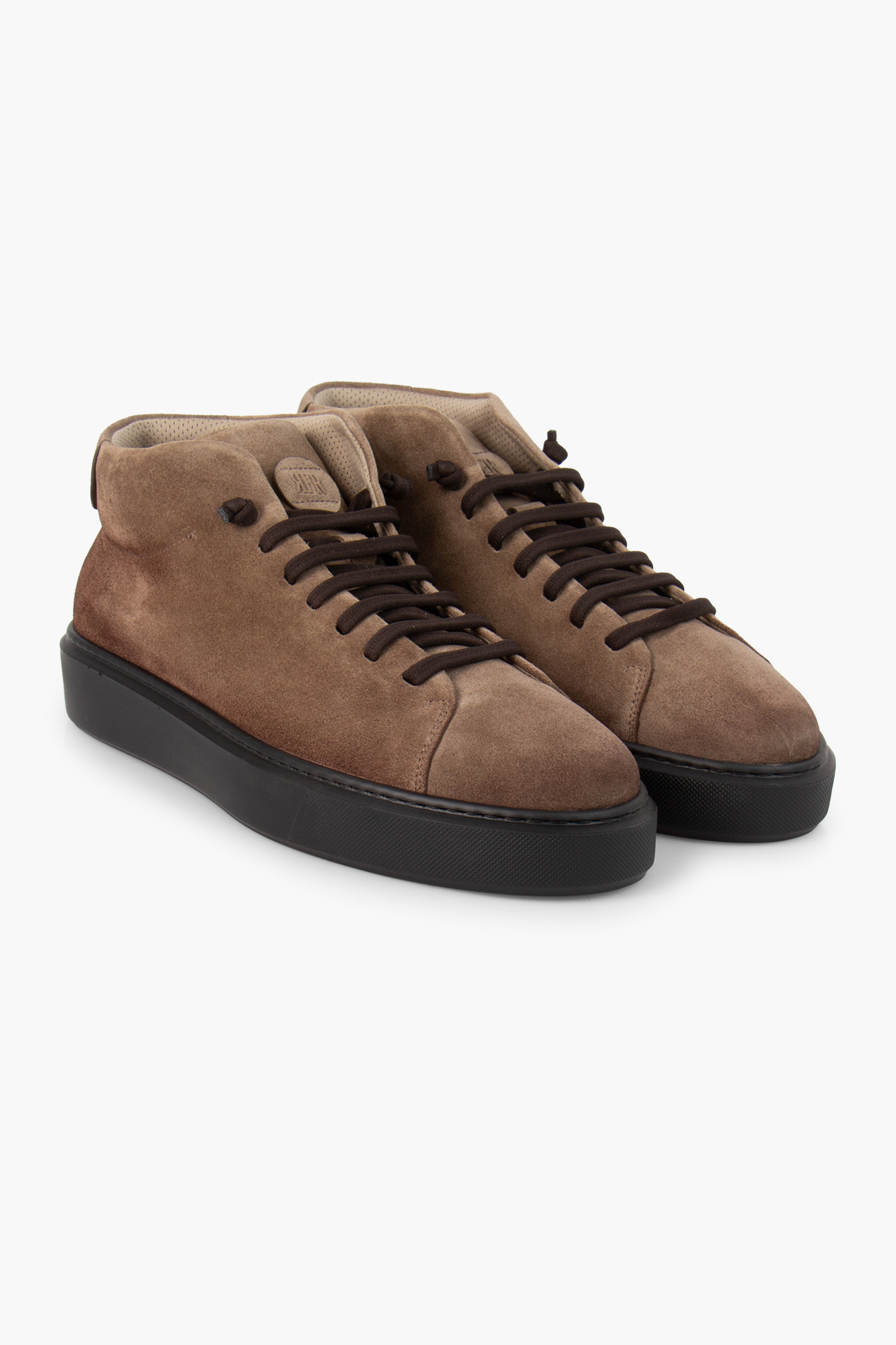 FABIANO RICCI High Top Slip-On Leather Sneakers