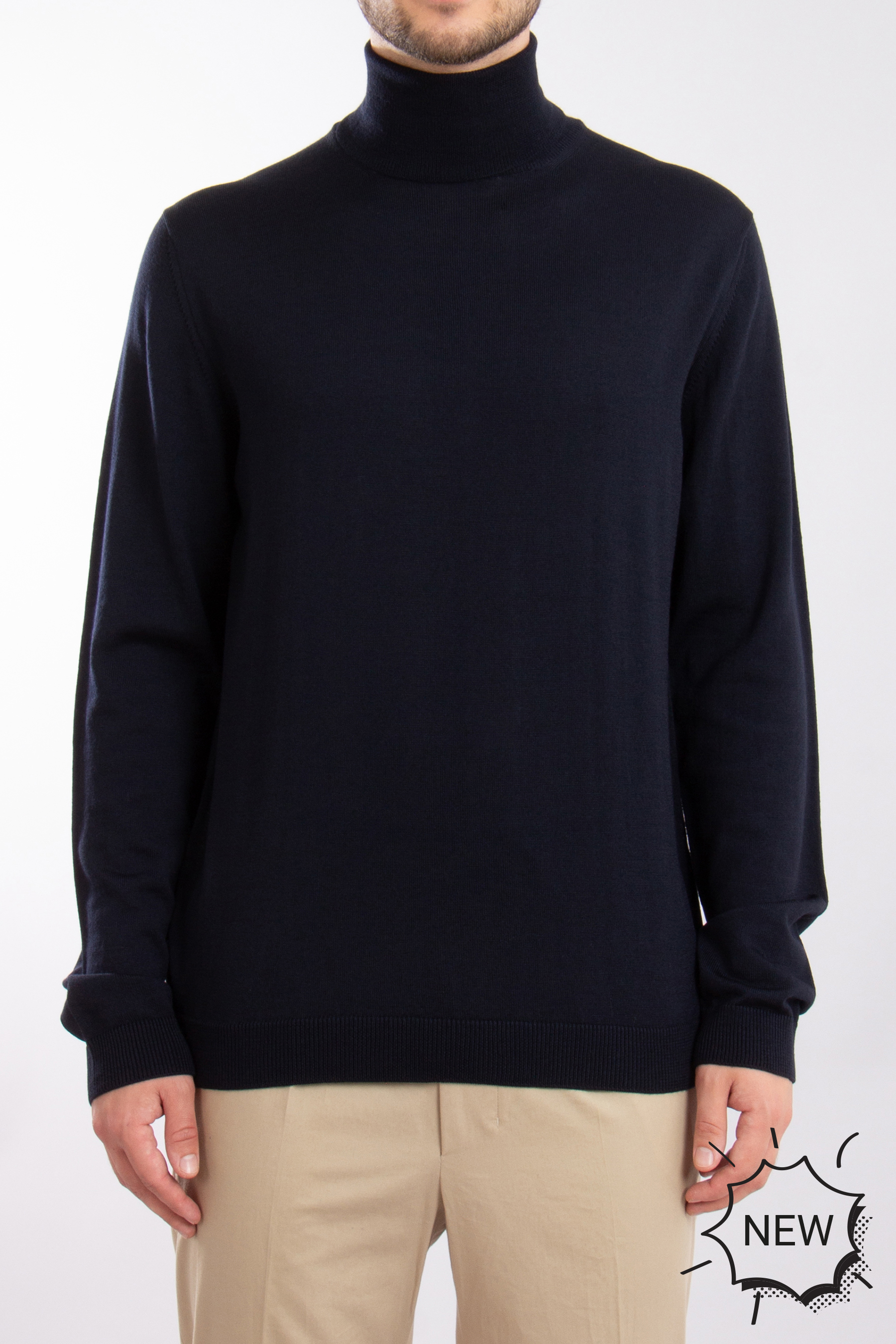 ROBERTO COLLINA Lightweight Extrafine Wool Turtleneck Sweater