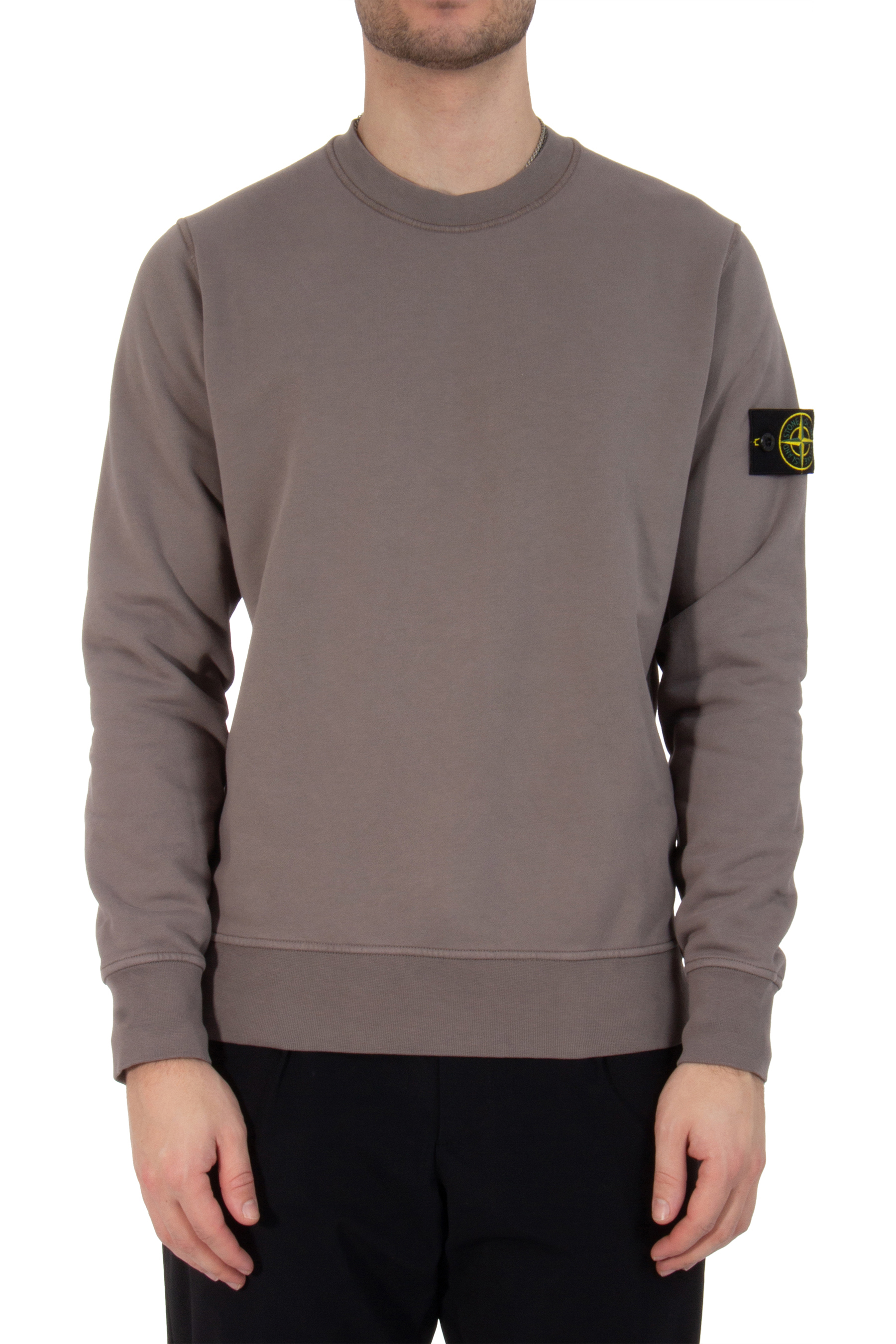 STONE ISLAND Cotton Crew Neck Sweatshirt