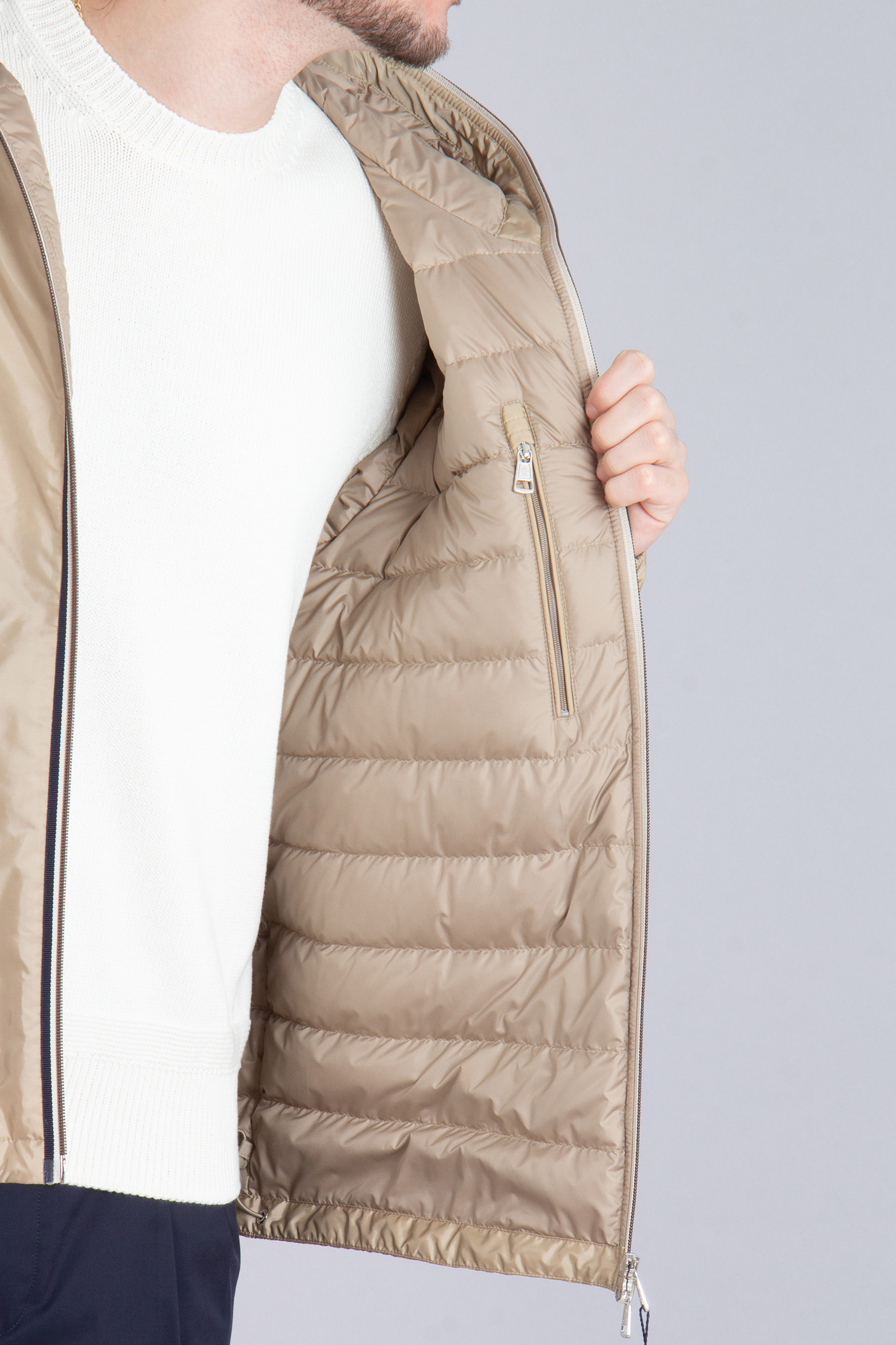 MONCLER Evettes Recycled Nylon Technique Down Jacket