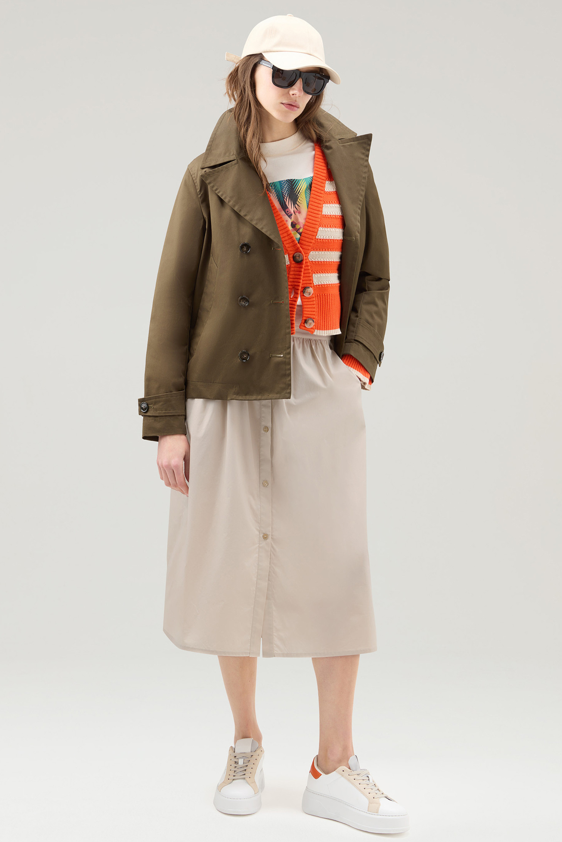 WOOLRICH Cotton Poplin Skirt