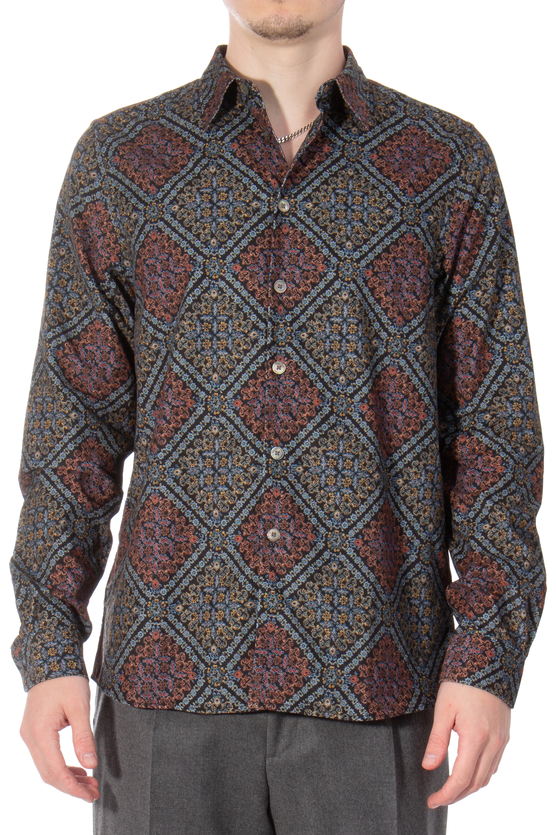 PAUL SMITH Patterned Corduroy Shirt