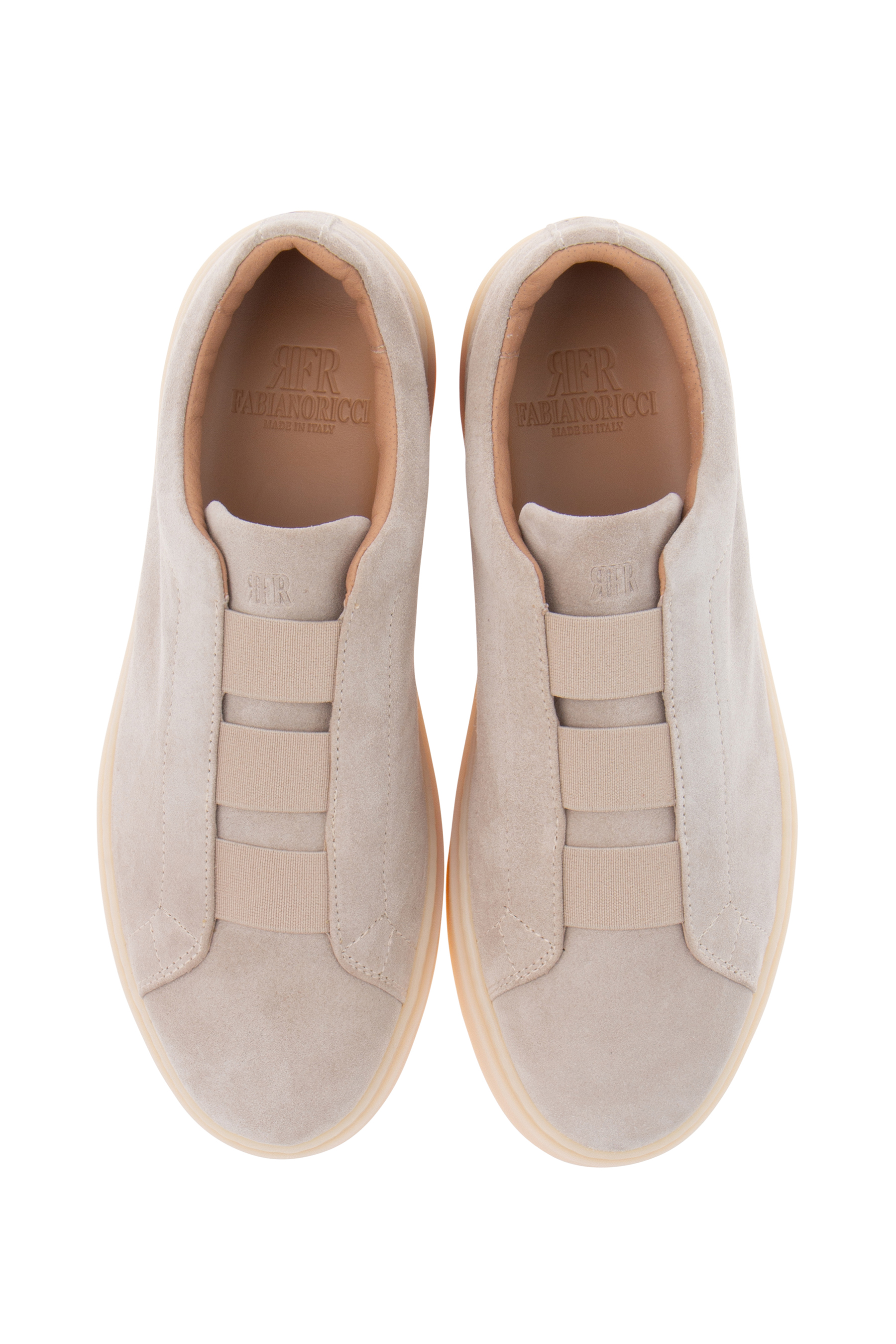 FABIANO RICCI Suede Slip On Sneakers