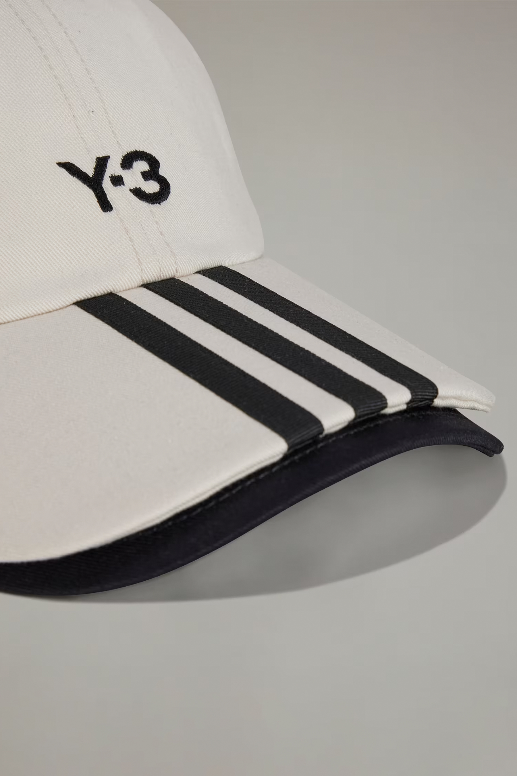 Y-3 3-Stripes Cotton Twill Cap