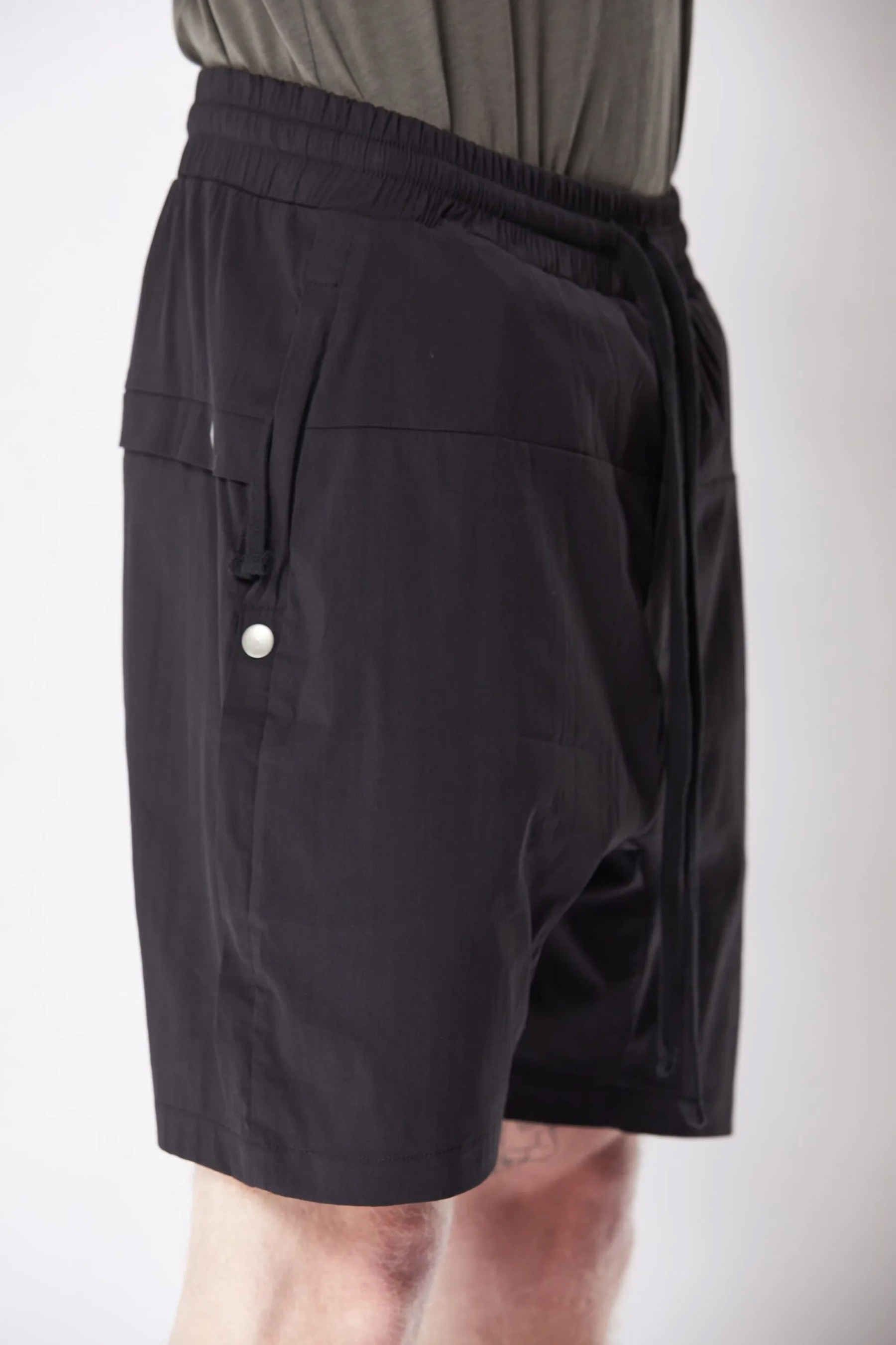 THOM KROM Woven Stretch Cotton Shorts